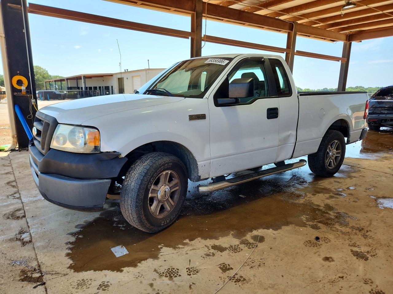 2007 Ford F150 White vin: 1FTRF12W97KA63545