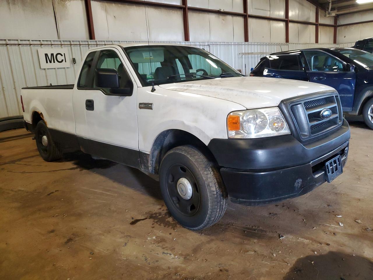 2007 Ford F150 White vin: 1FTRF12W97KC24945