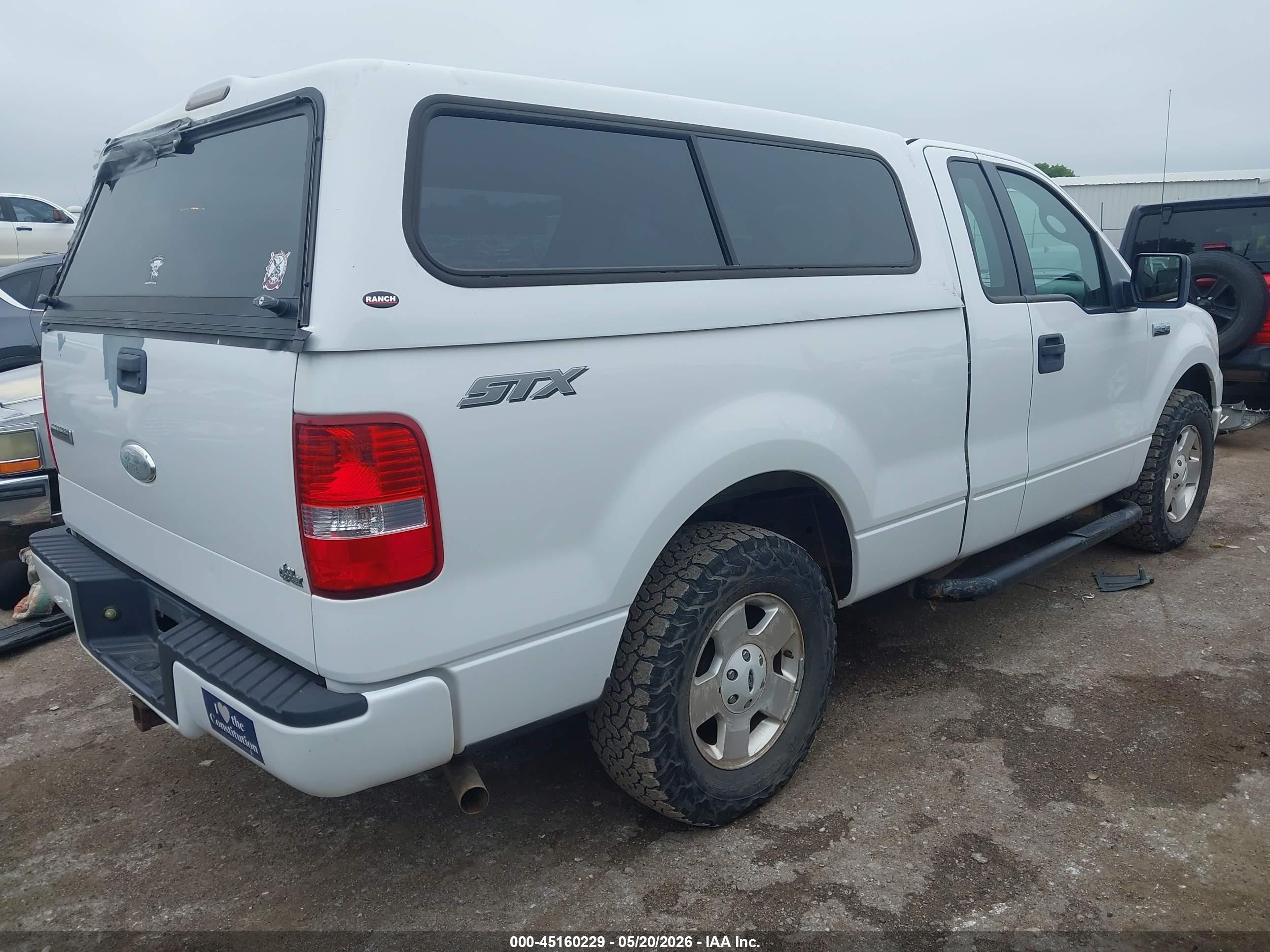 2007 Ford F-150 Stx/xl/xlt White vin: 1FTRF12W97KD12815