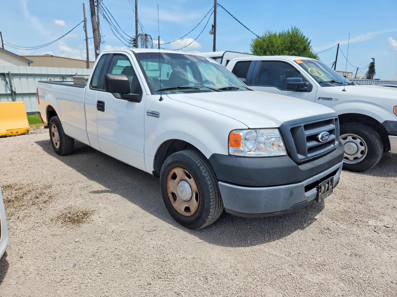 2007 Ford F150 Белый vin: 1FTRF12W97NA77377