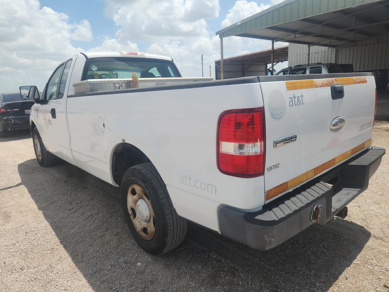 2007 Ford F150 Белый vin: 1FTRF12W97NA77377 Damage: Left Rear Wheel, Rust, Repair Required