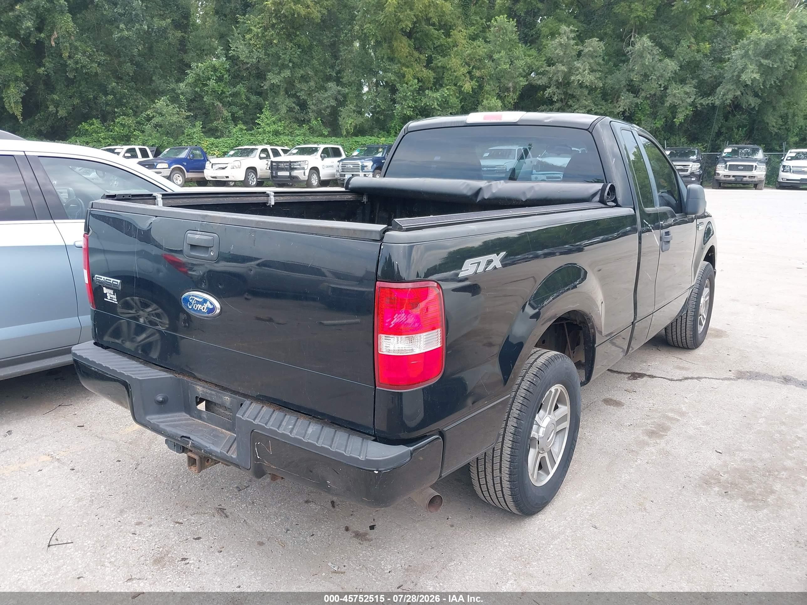 2008 Ford F-150 Fx2/stx/xl/xlt Black vin: 1FTRF12W98KD96362