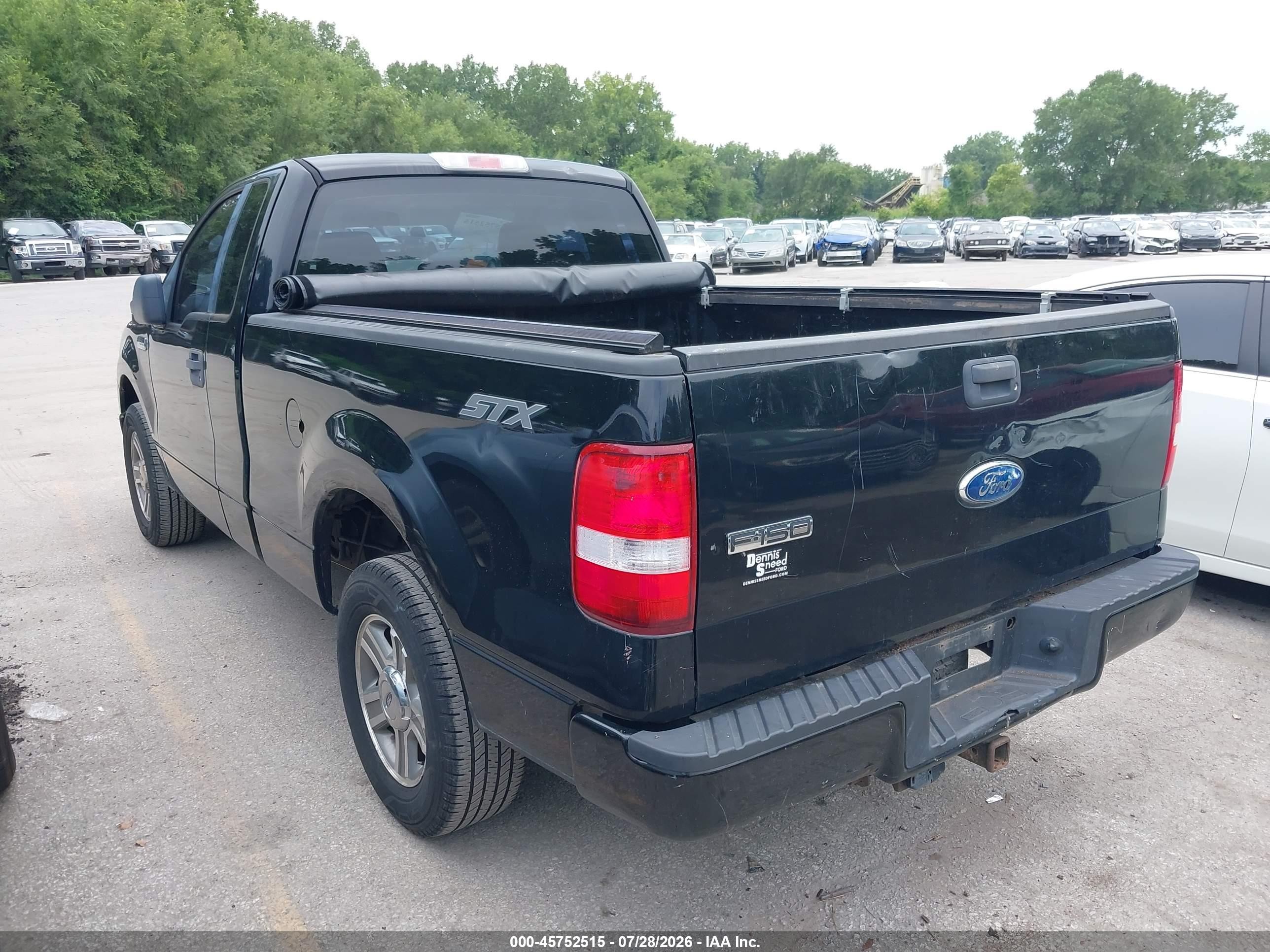 2008 Ford F-150 Fx2/stx/xl/xlt Black vin: 1FTRF12W98KD96362