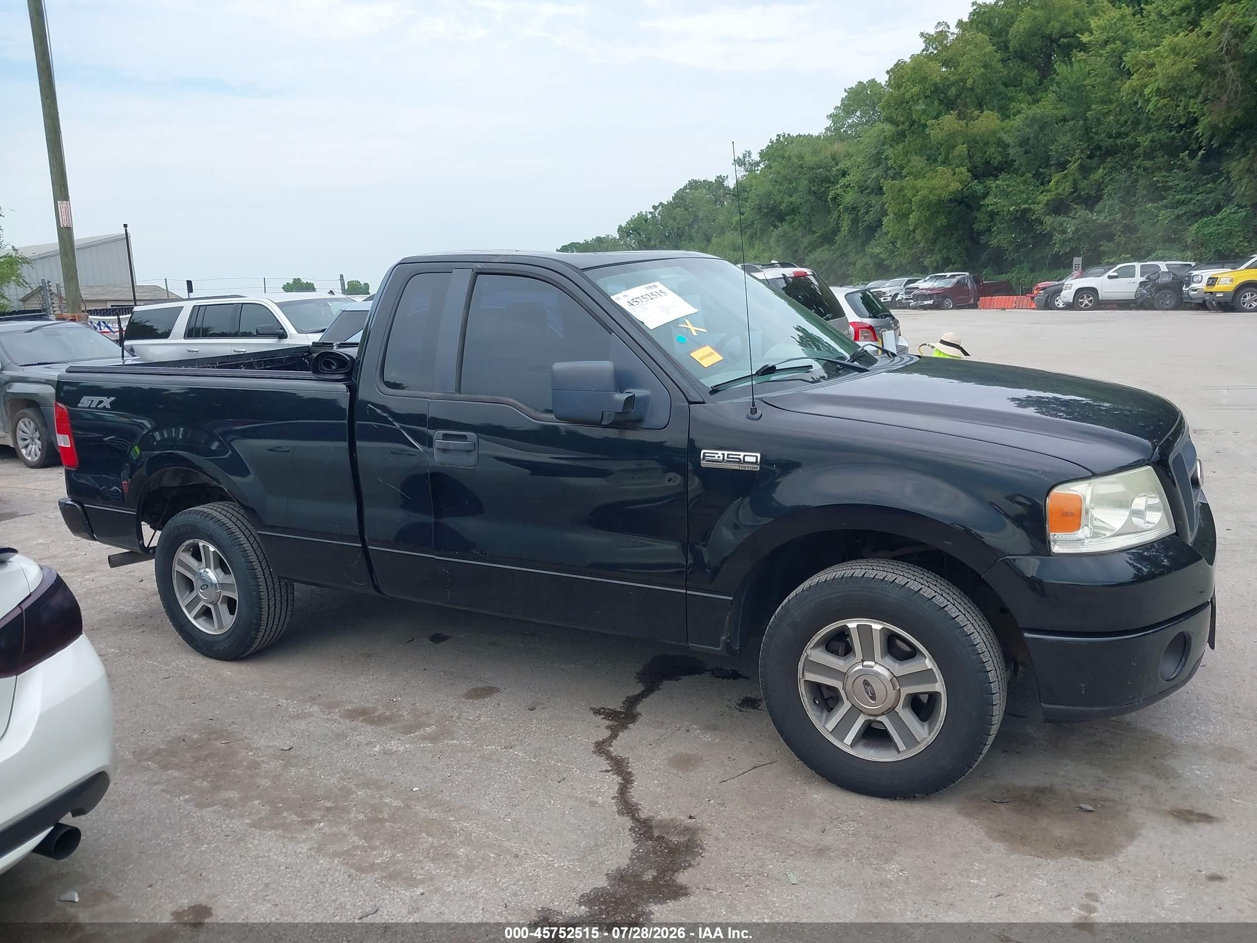 2008 Ford F-150 Fx2/stx/xl/xlt Black vin: 1FTRF12W98KD96362