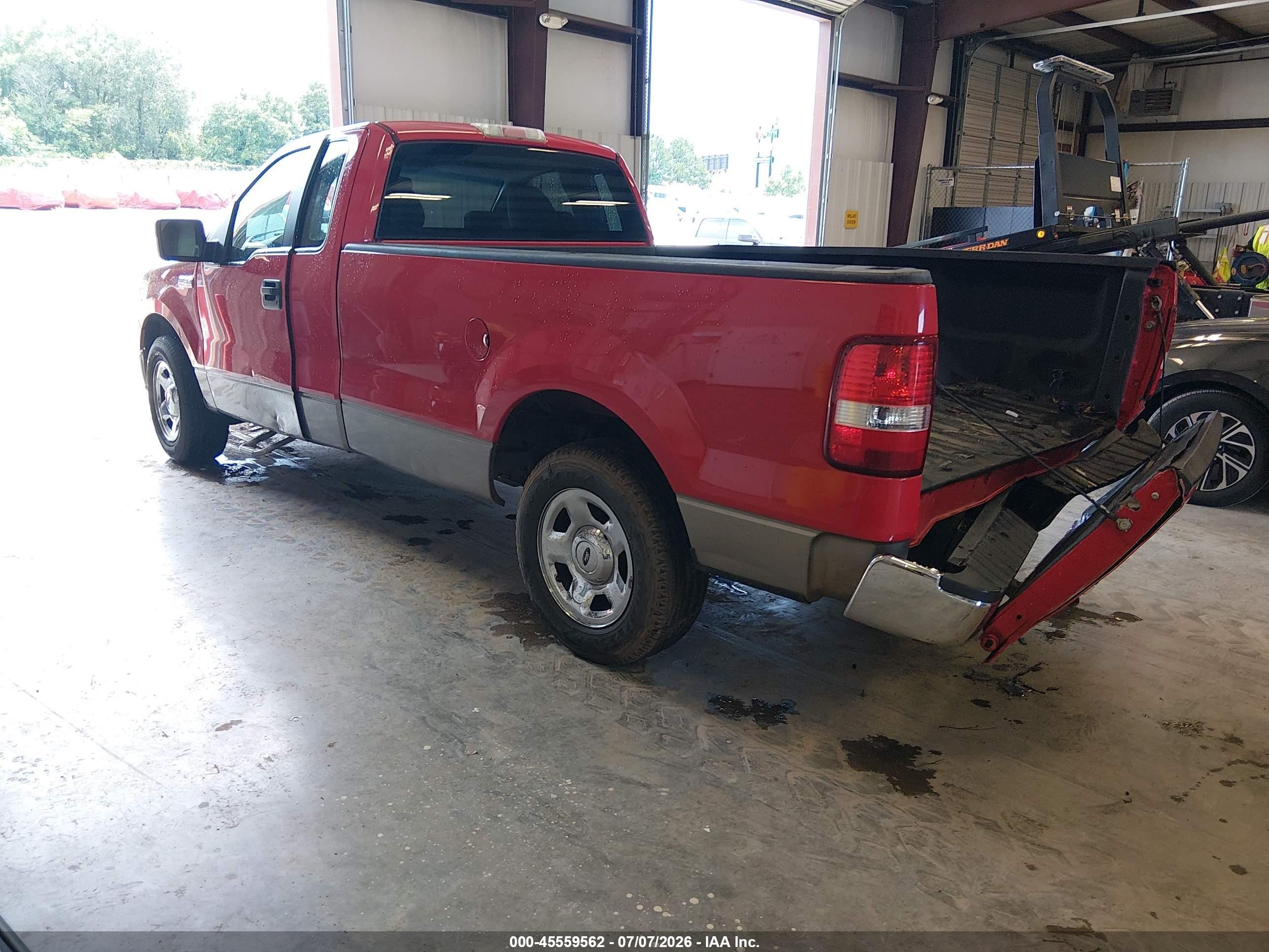 2005 Ford F-150 Stx/xl/xlt Red vin: 1FTRF12WX5NA92113