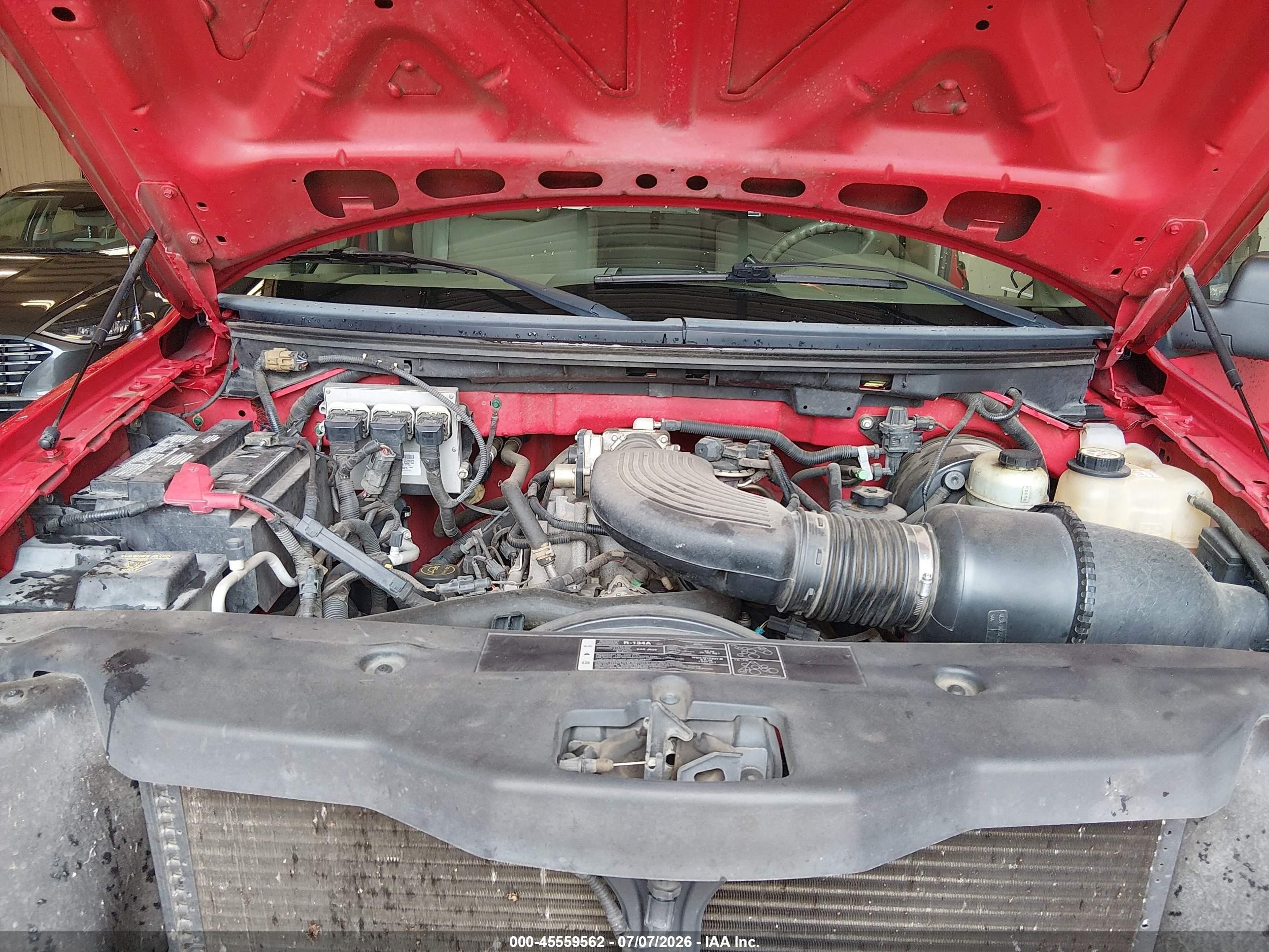 2005 Ford F-150 Stx/xl/xlt Red vin: 1FTRF12WX5NA92113
