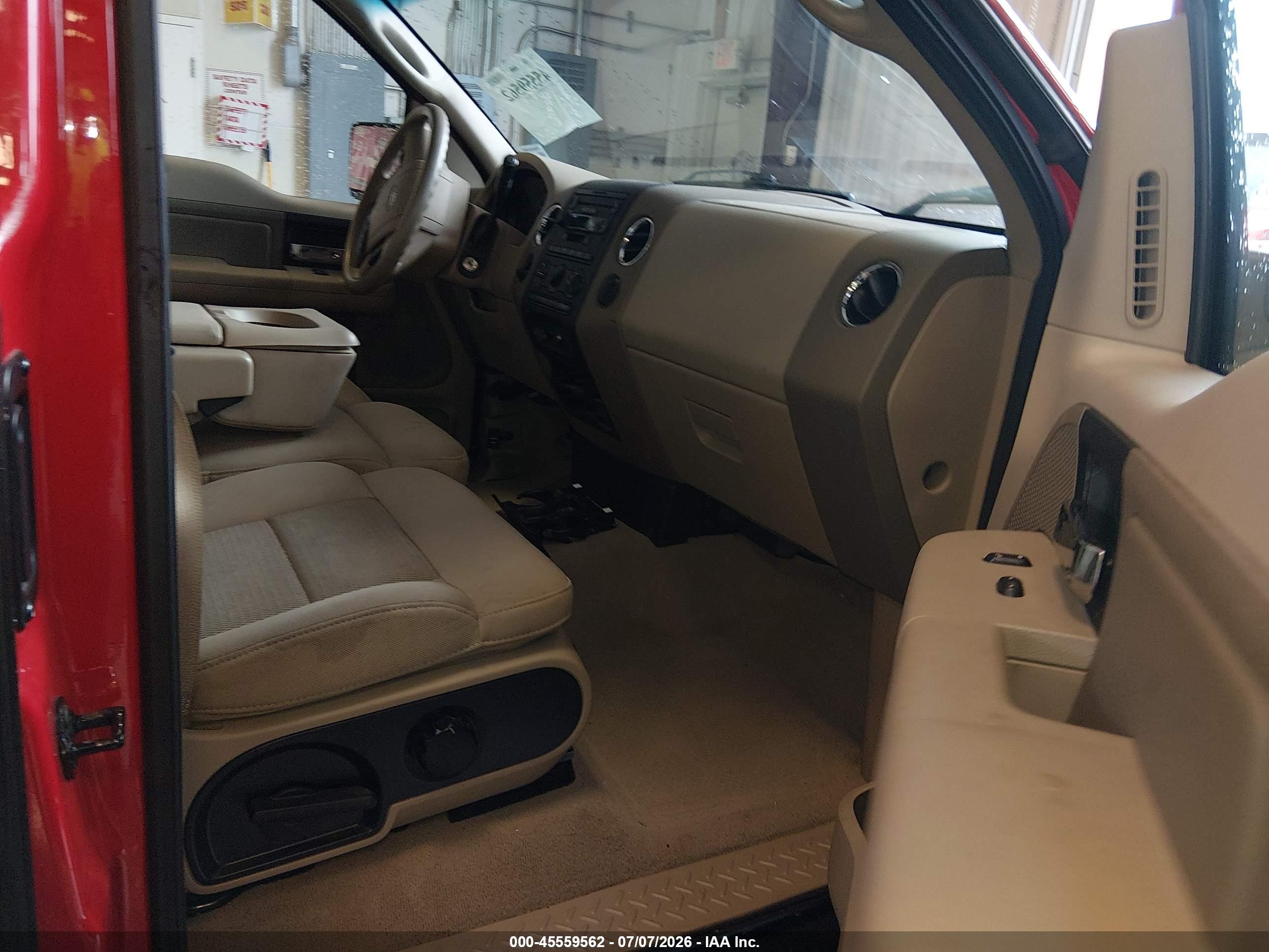2005 Ford F-150 Stx/xl/xlt Red vin: 1FTRF12WX5NA92113