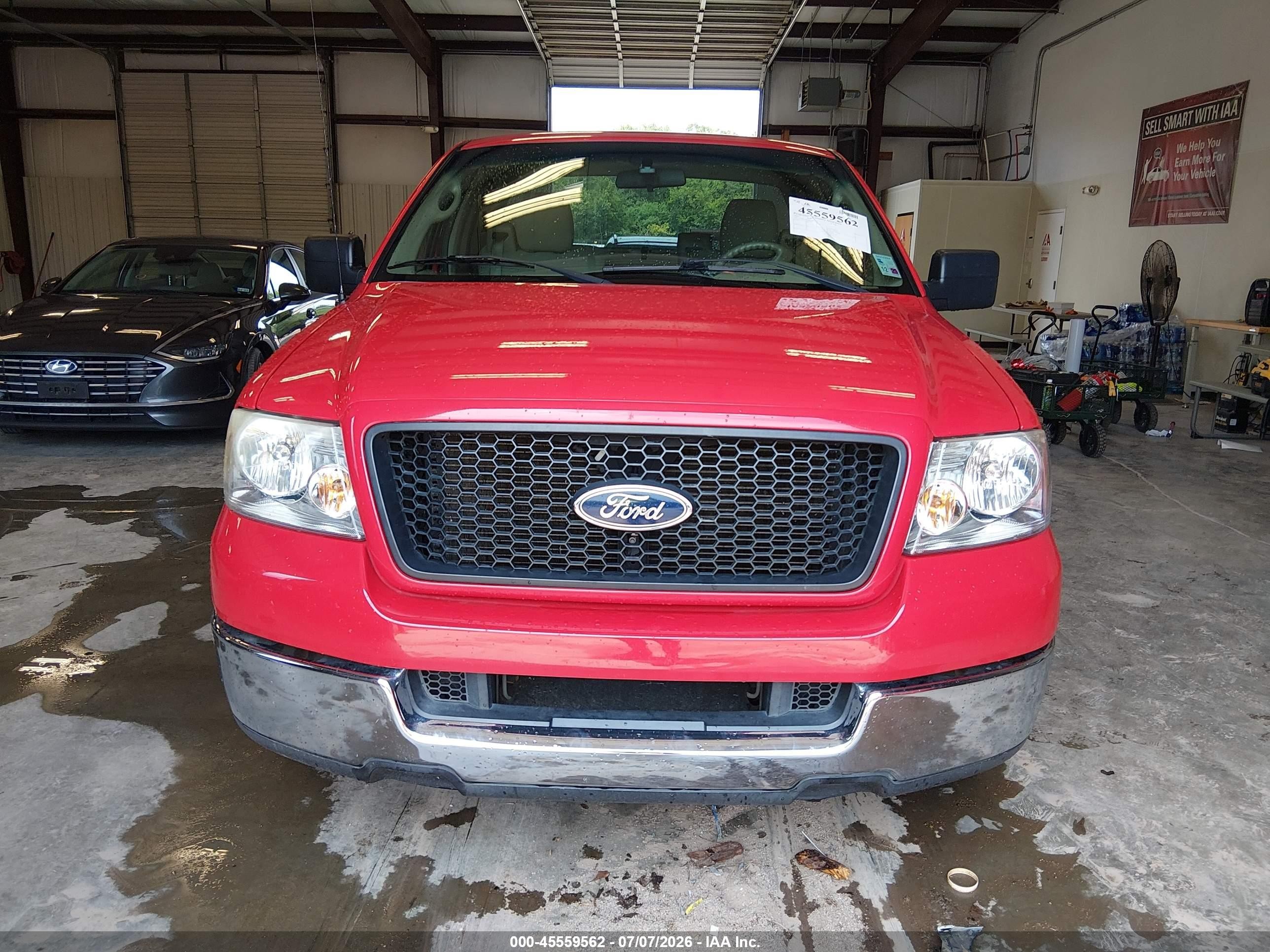 2005 Ford F-150 Stx/xl/xlt Red vin: 1FTRF12WX5NA92113