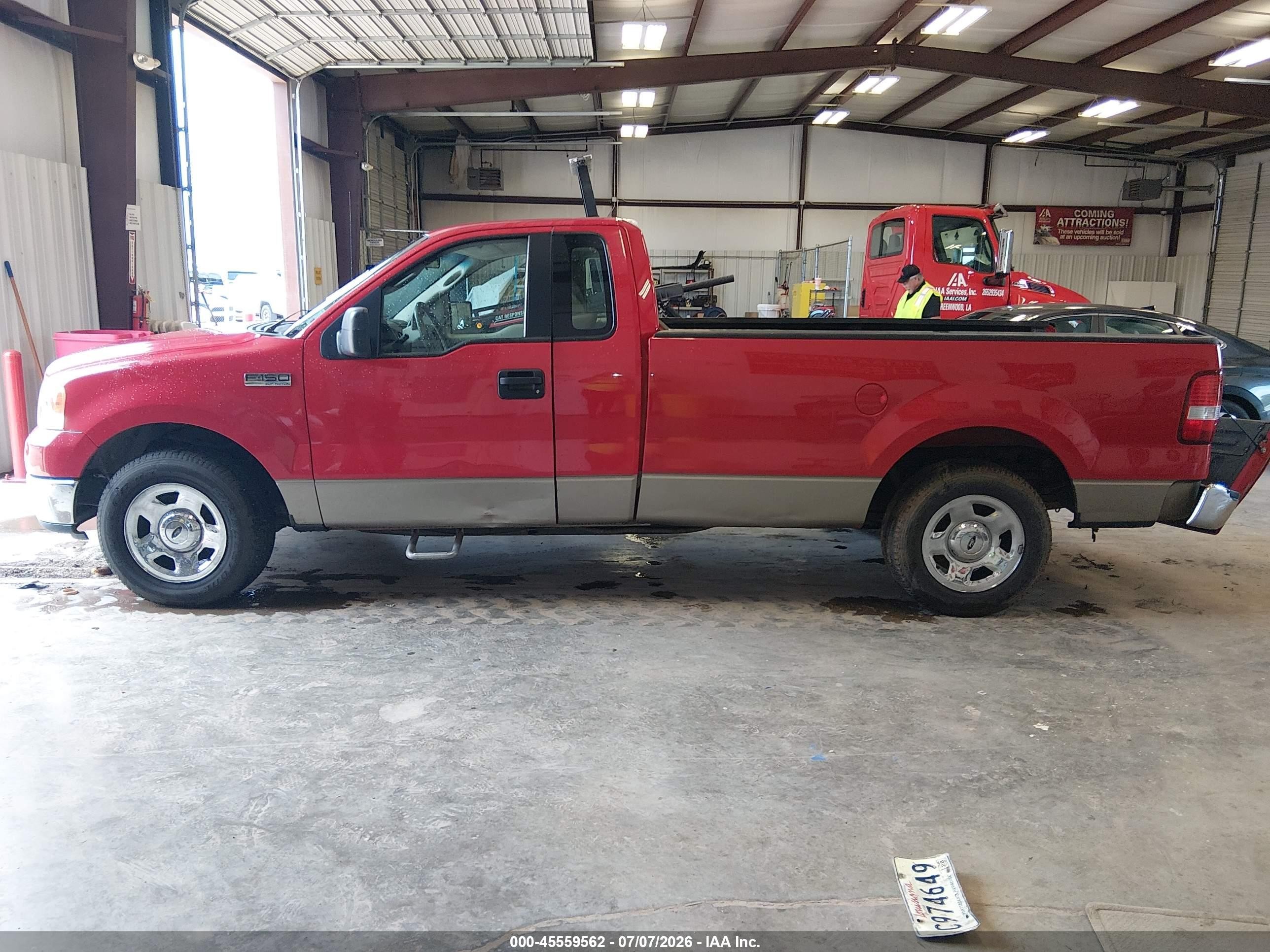 2005 Ford F-150 Stx/xl/xlt Red vin: 1FTRF12WX5NA92113