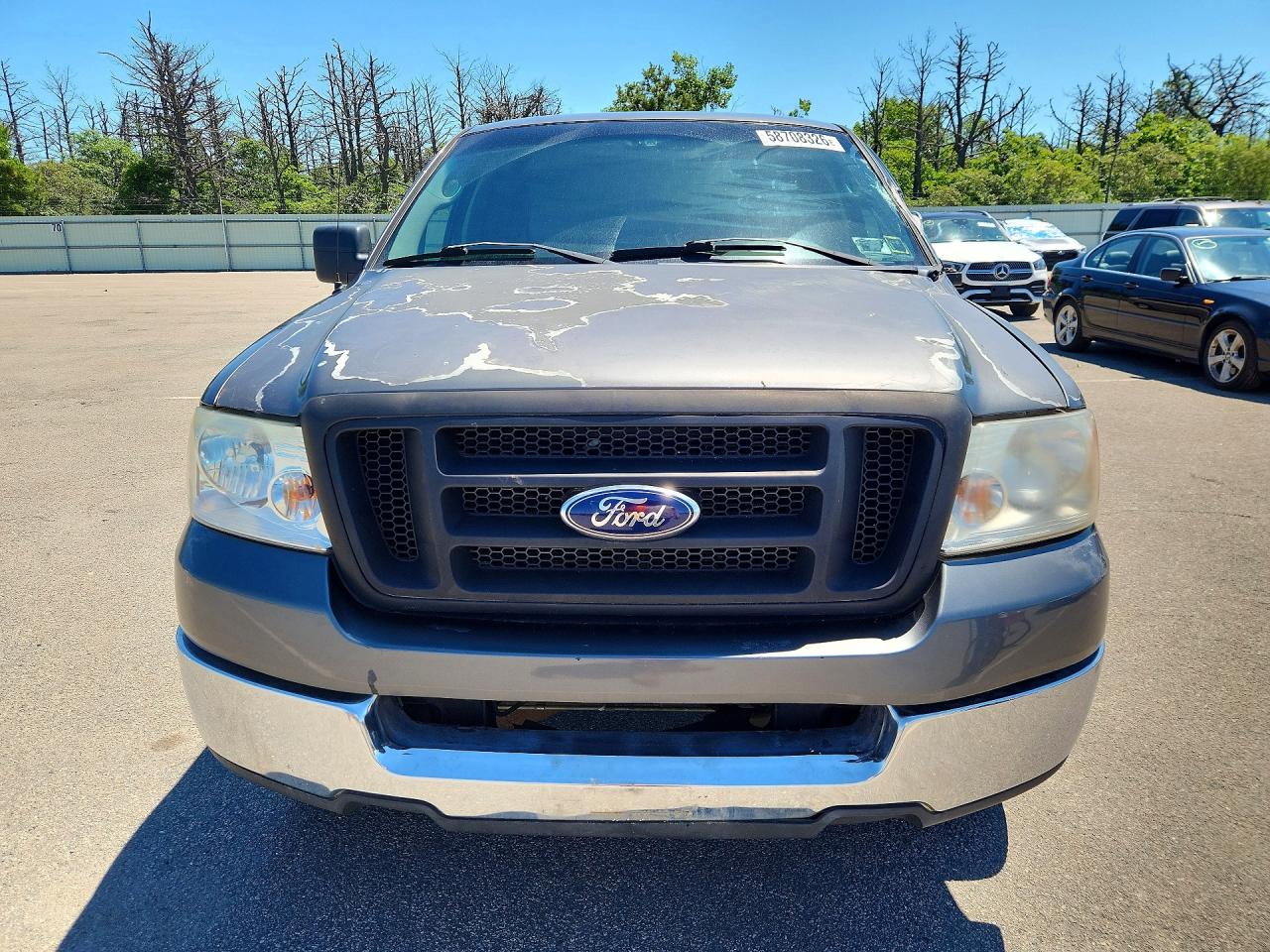 2005 Ford F150 Gray vin: 1FTRF12WX5NB07001