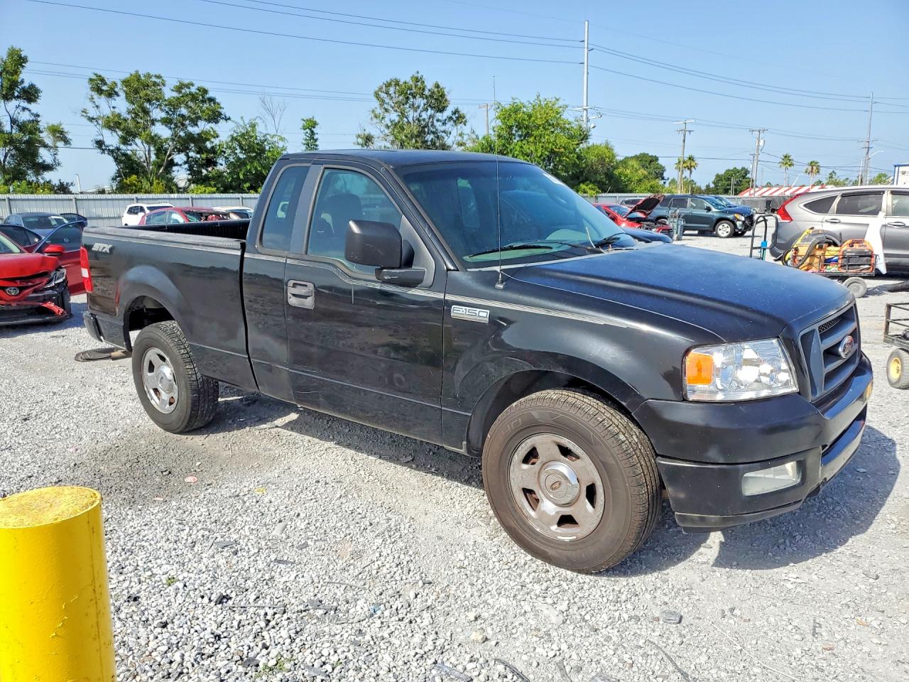 2005 Ford F150 Black vin: 1FTRF12WX5NB07743