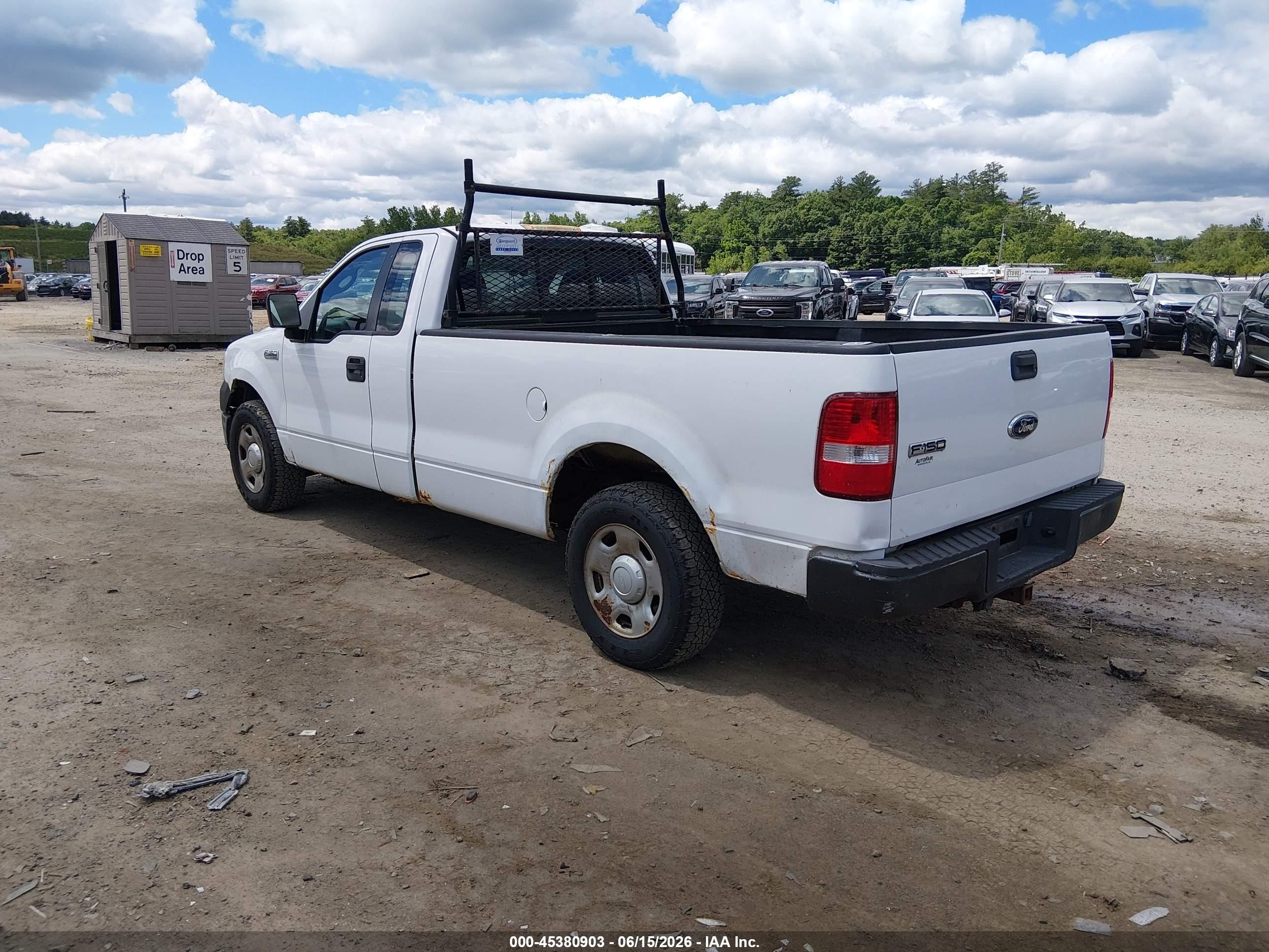 2006 Ford F-150 Stx/xl/xlt White vin: 1FTRF12WX6NA26498