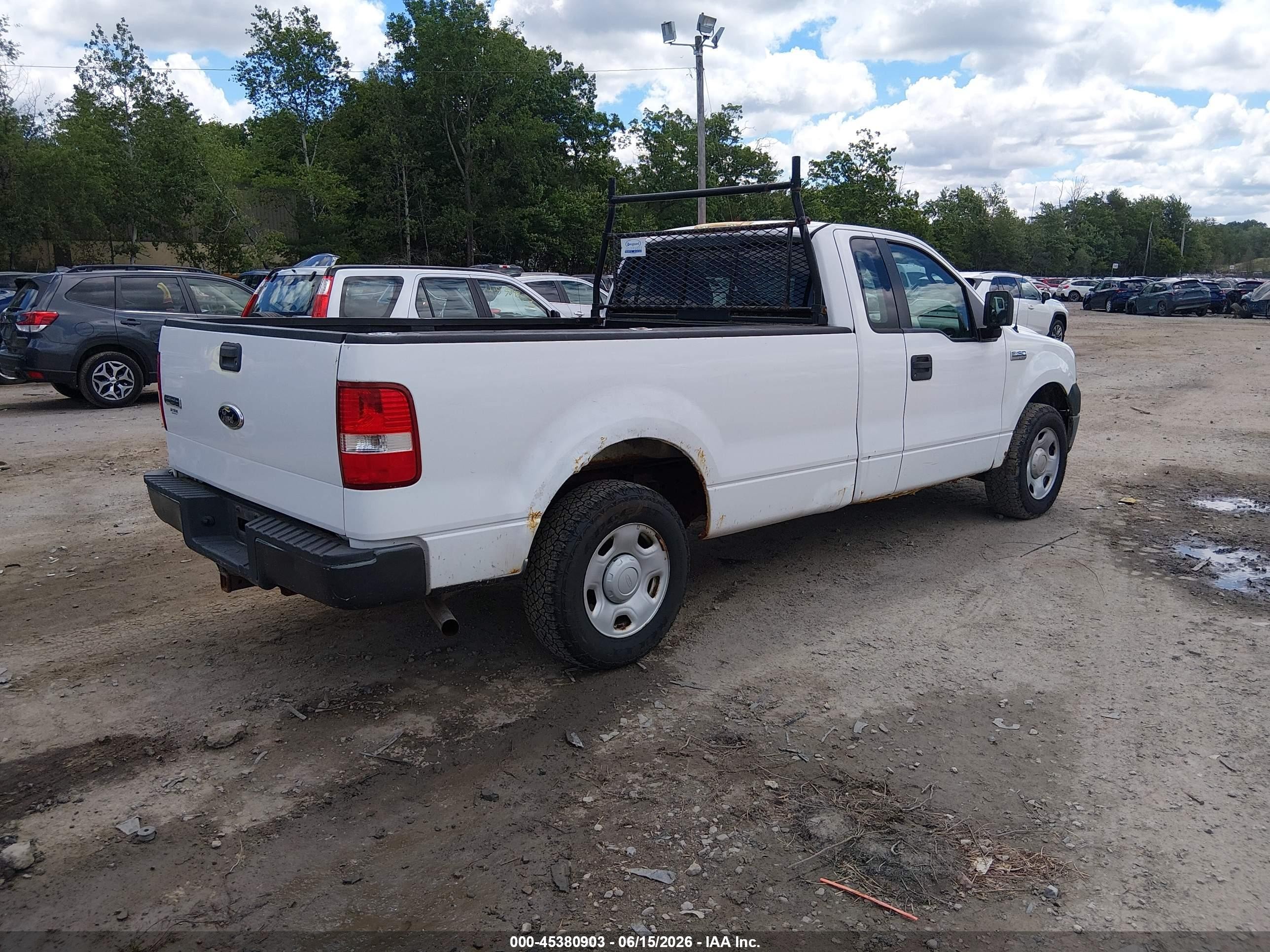 2006 Ford F-150 Stx/xl/xlt White vin: 1FTRF12WX6NA26498