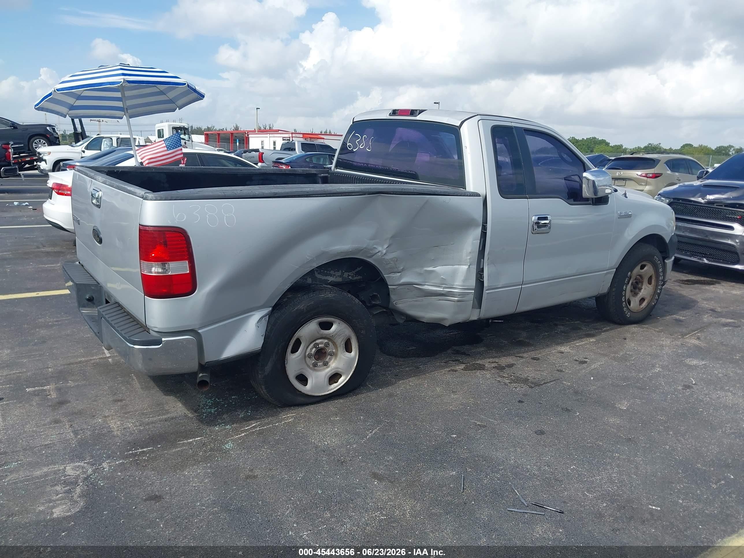 2006 Ford F-150 Stx/xl/xlt Gray vin: 1FTRF12WX6NB26388