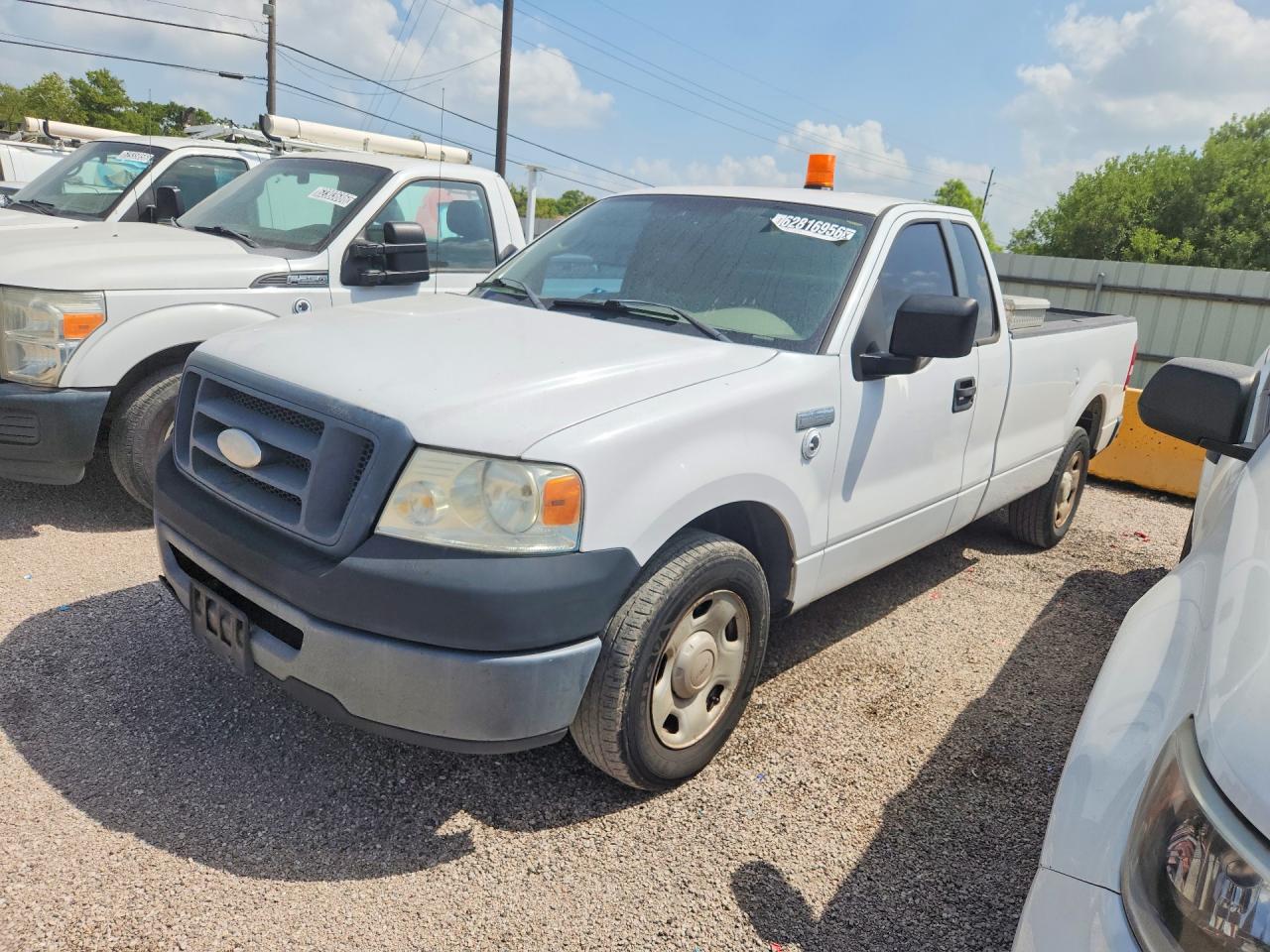 2007 Ford F150 White vin: 1FTRF12WX7KC18135