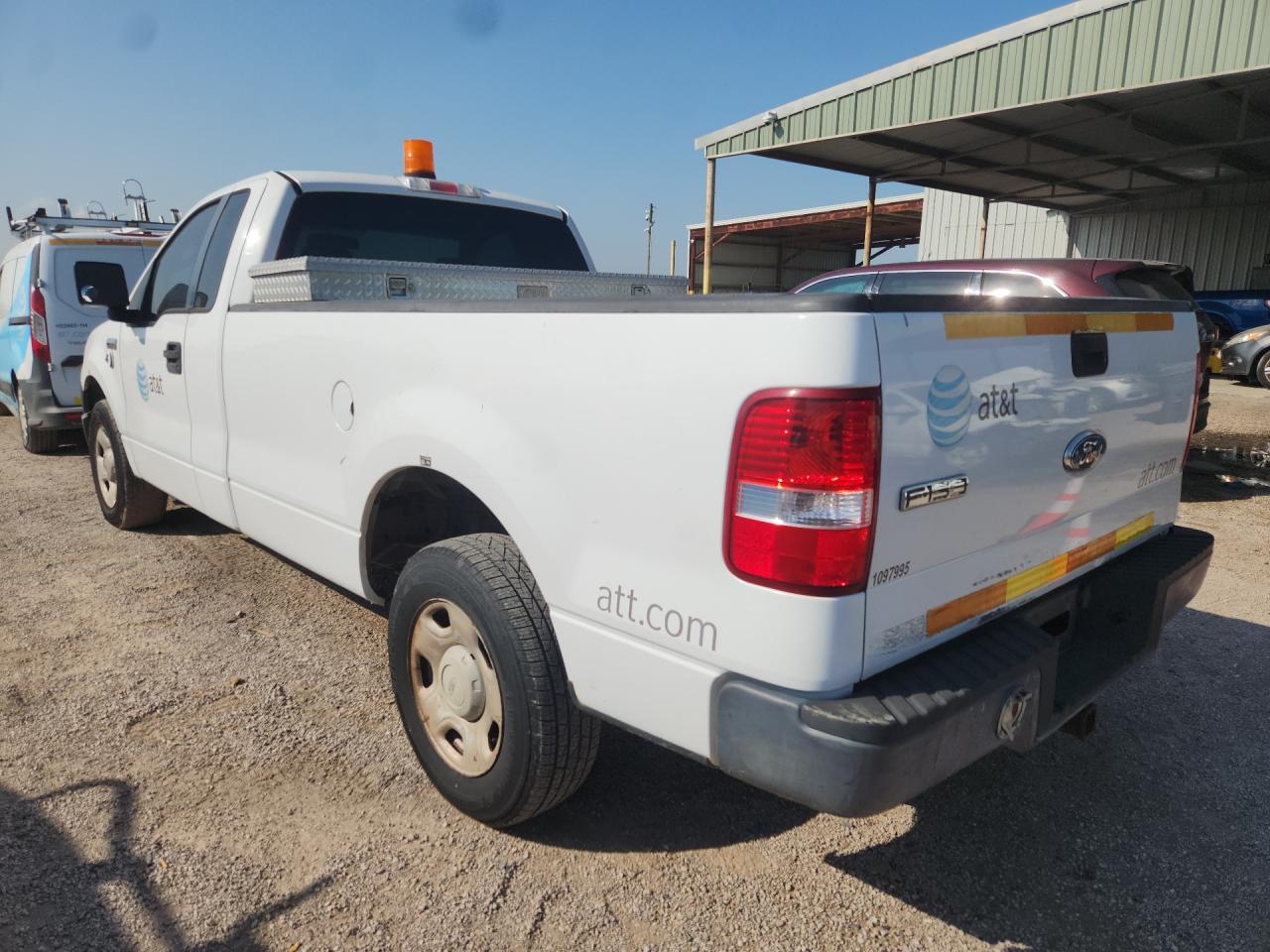 2007 Ford F150 White vin: 1FTRF12WX7KC18135 Damage: Left Bed Side, Multiple Scratches Heavy, 2