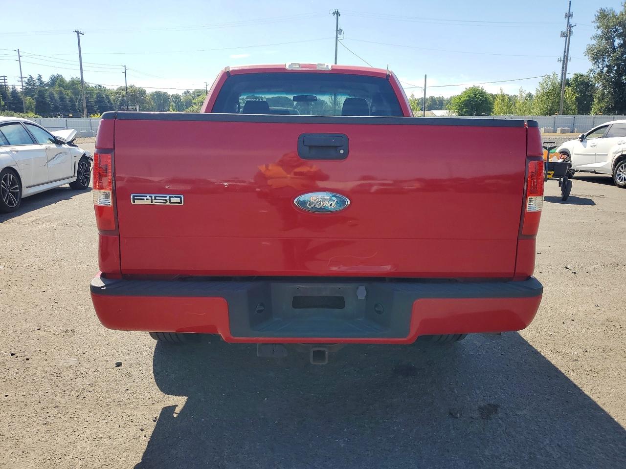 2008 Ford F150 Красный vin: 1FTRF12WX8KD12629