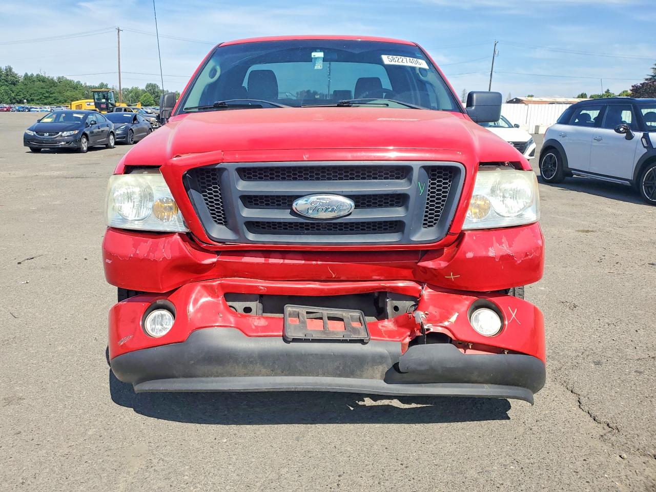 2008 Ford F150 Красный vin: 1FTRF12WX8KD12629