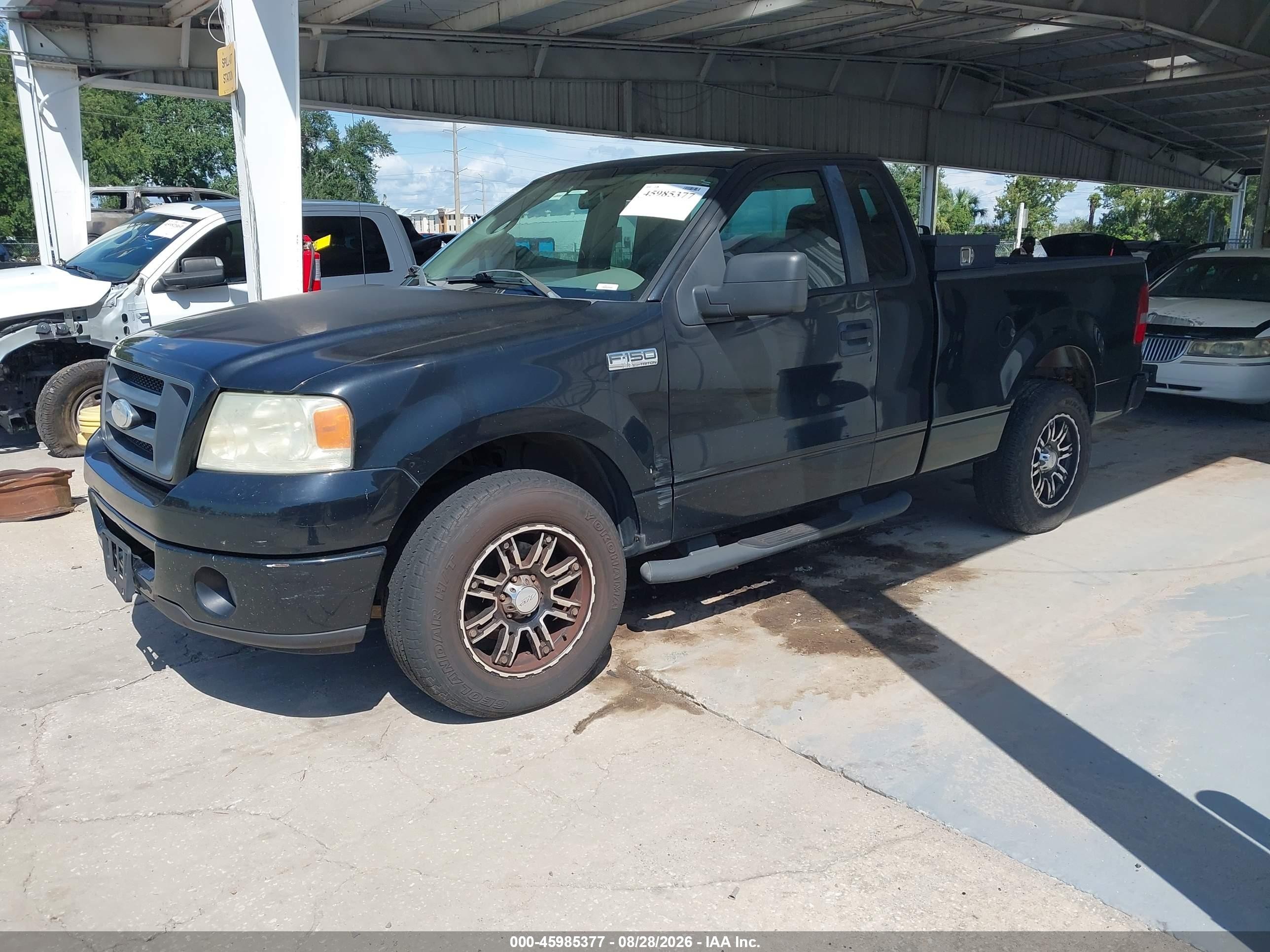 2008 Ford F-150 Fx2/stx/xl/xlt Black vin: 1FTRF12WX8KD53021