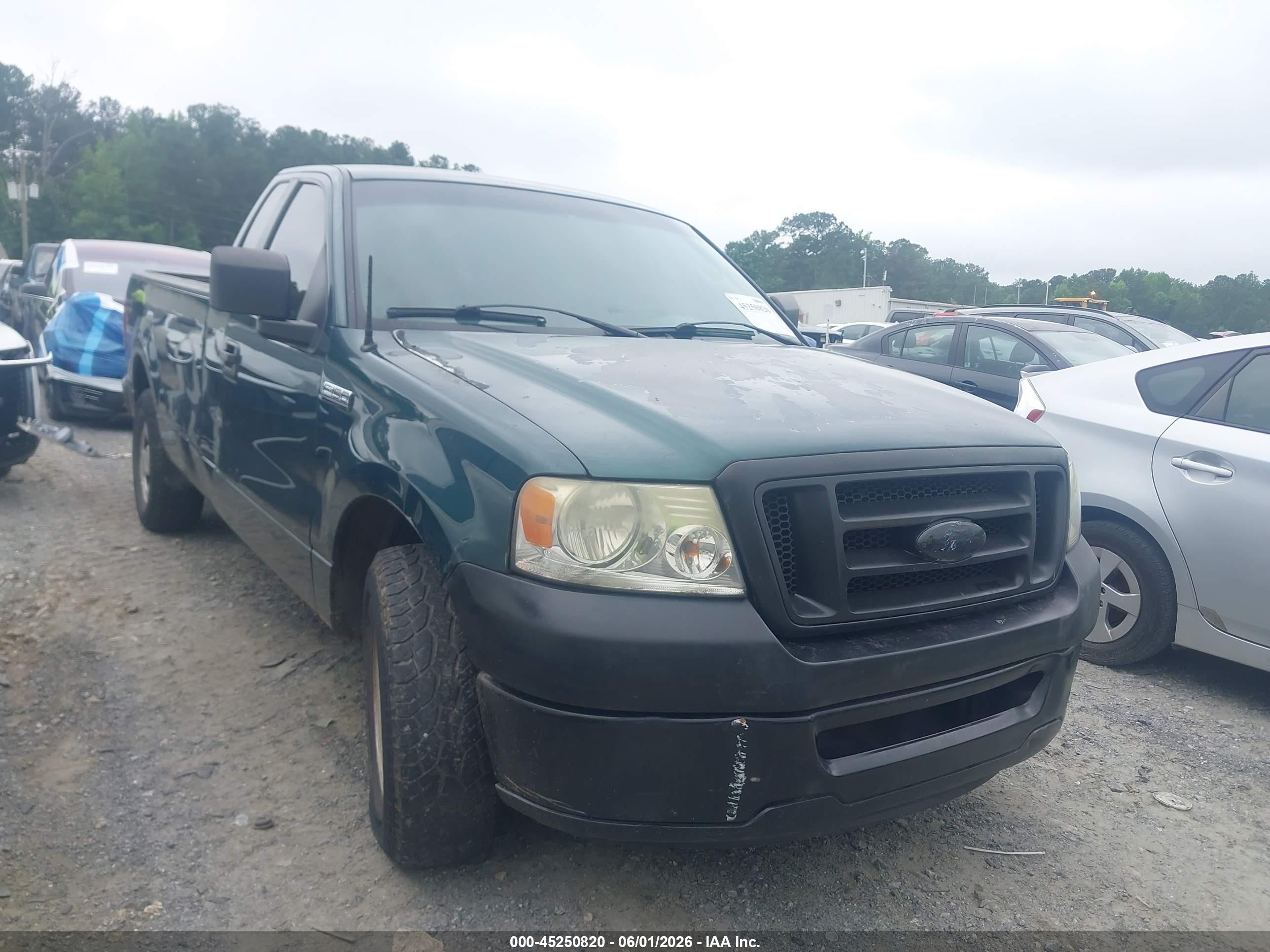 2008 Ford F-150 Xl Green vin: 1FTRF12WX8KE23858