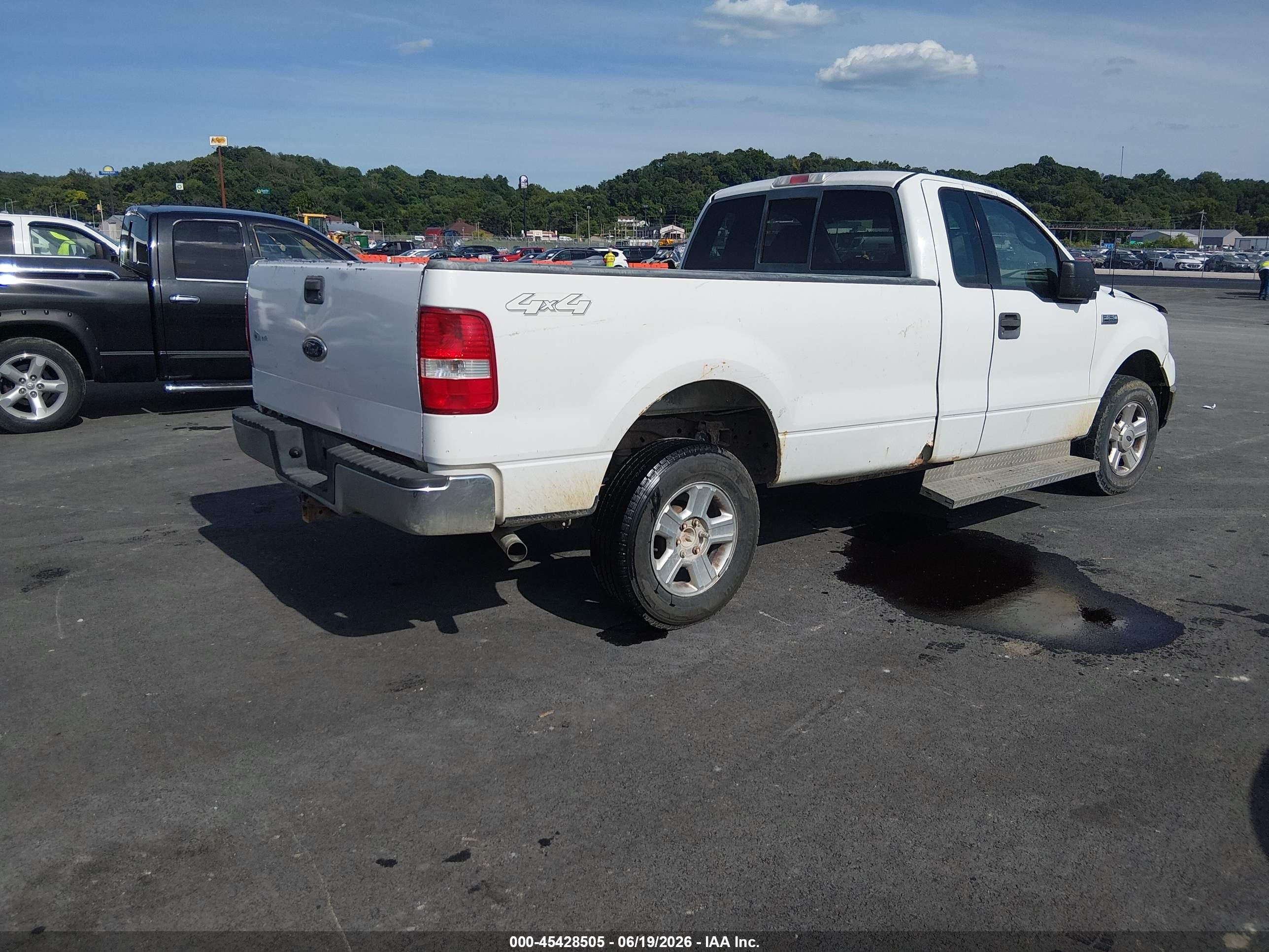 2004 Ford F-150 Fx4/xl/xlt White vin: 1FTRF14514NA86560