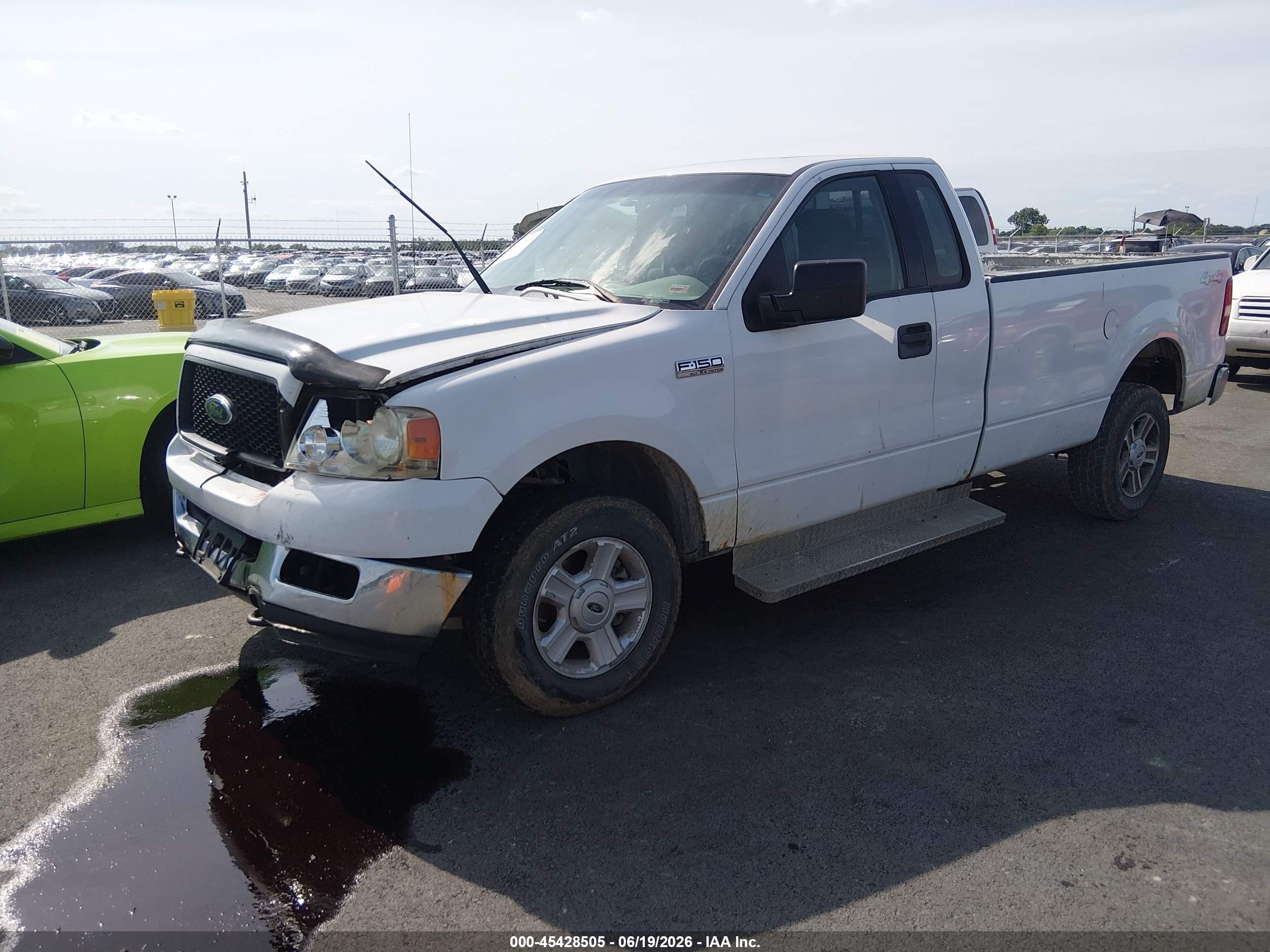2004 Ford F-150 Fx4/xl/xlt White vin: 1FTRF14514NA86560
