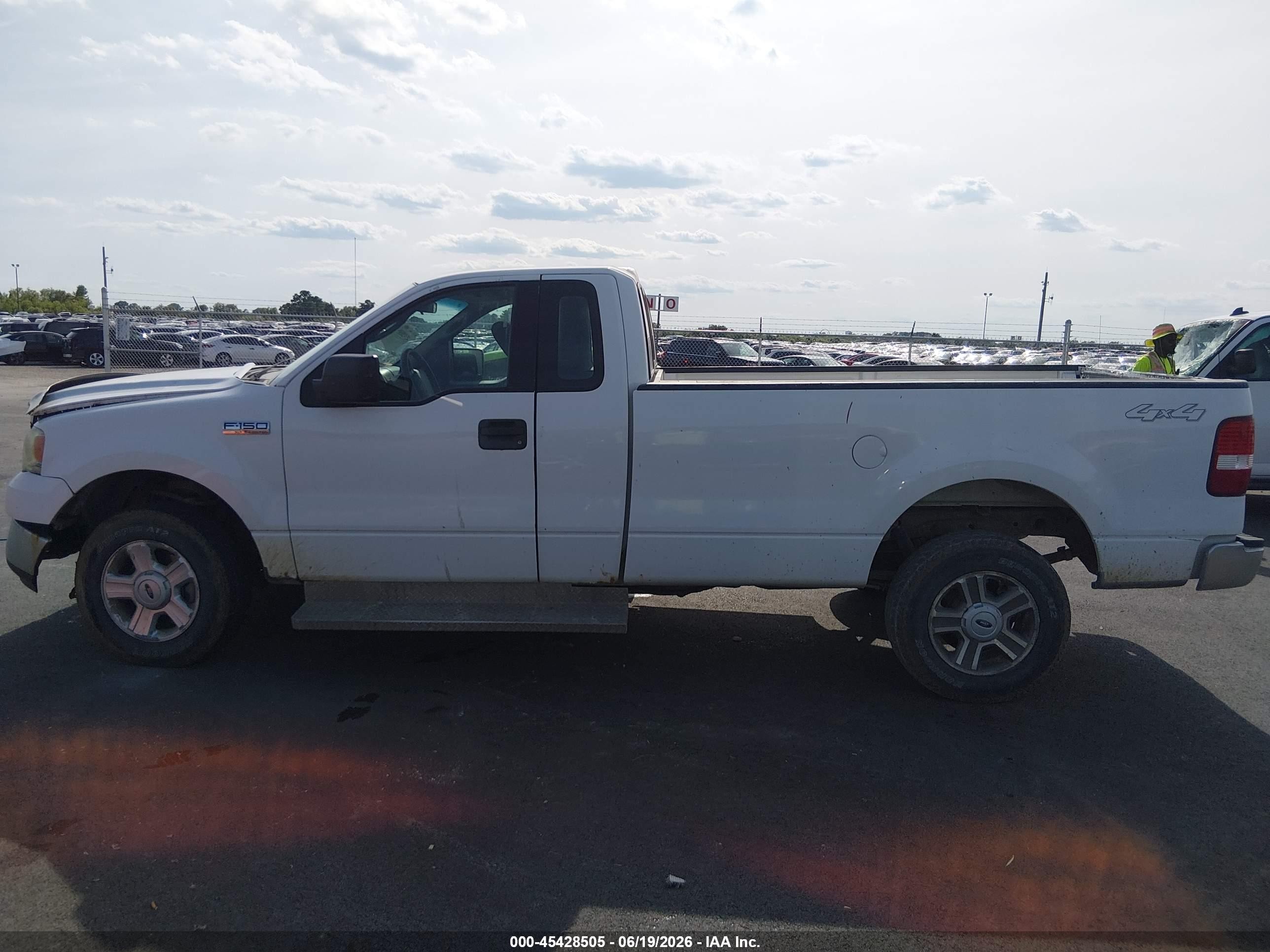 2004 Ford F-150 Fx4/xl/xlt White vin: 1FTRF14514NA86560