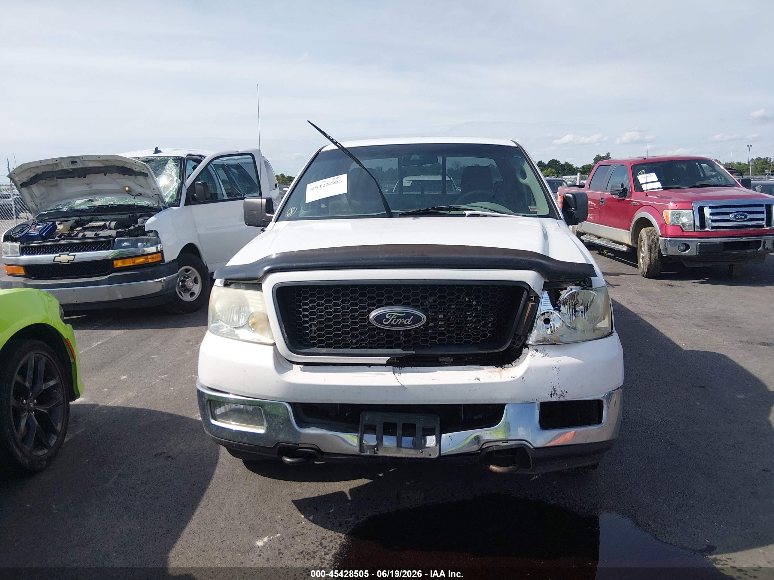 2004 Ford F-150 Fx4/xl/xlt White vin: 1FTRF14514NA86560