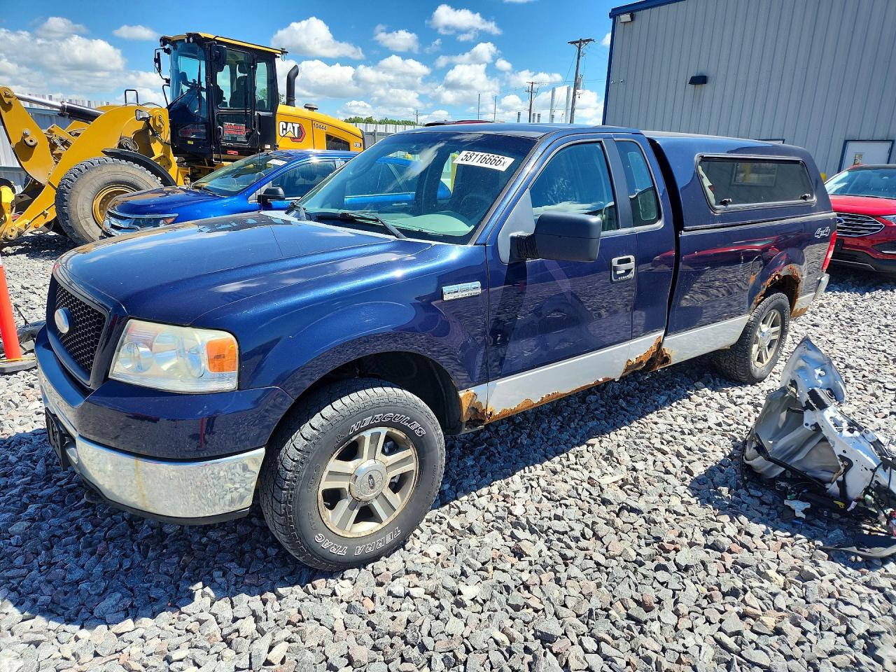2006 Ford F-150 Blue vin: 1FTRF14536KB42650