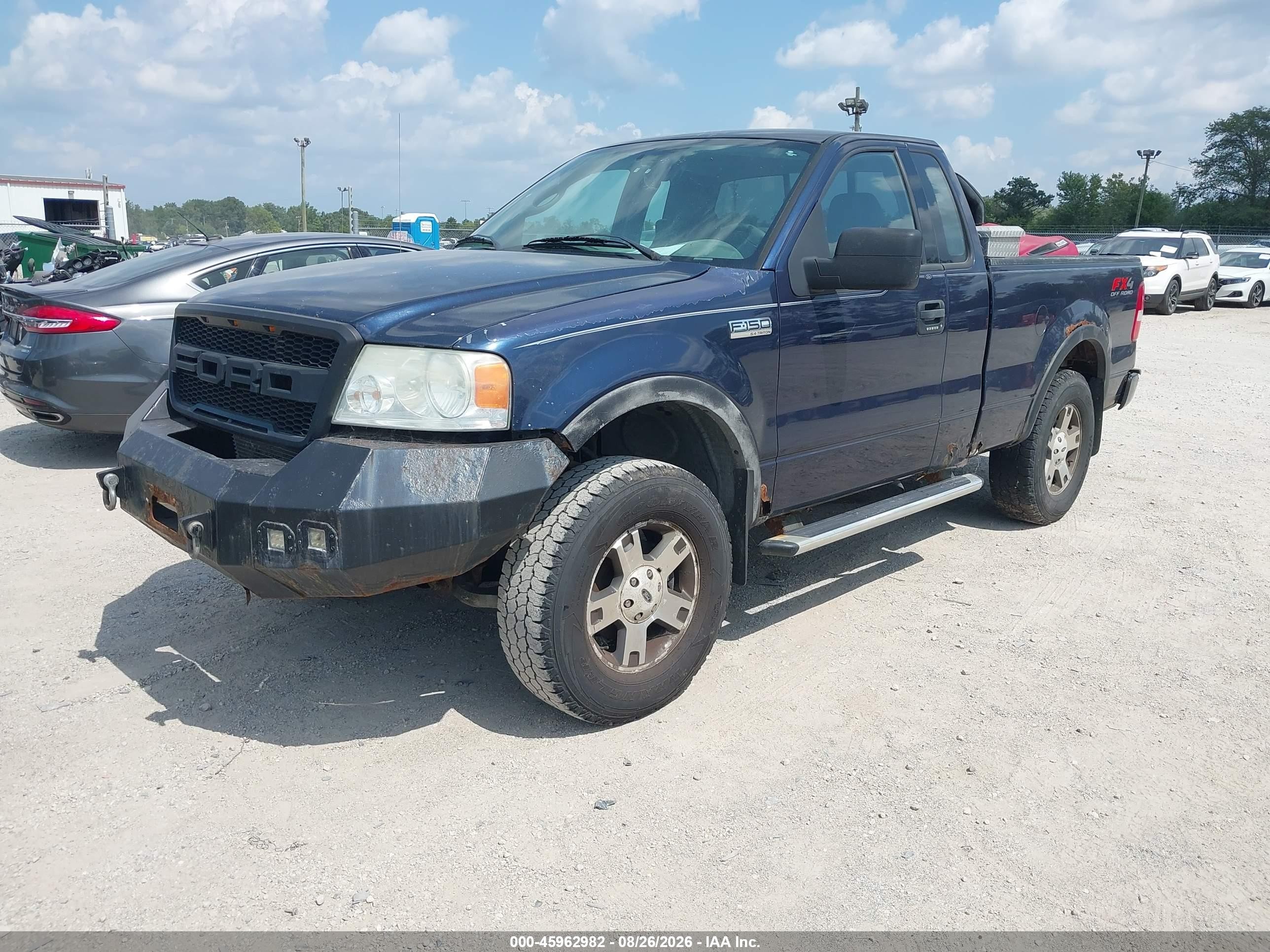 2004 Ford F-150 Fx4/xl/xlt Blue vin: 1FTRF14574NC02263
