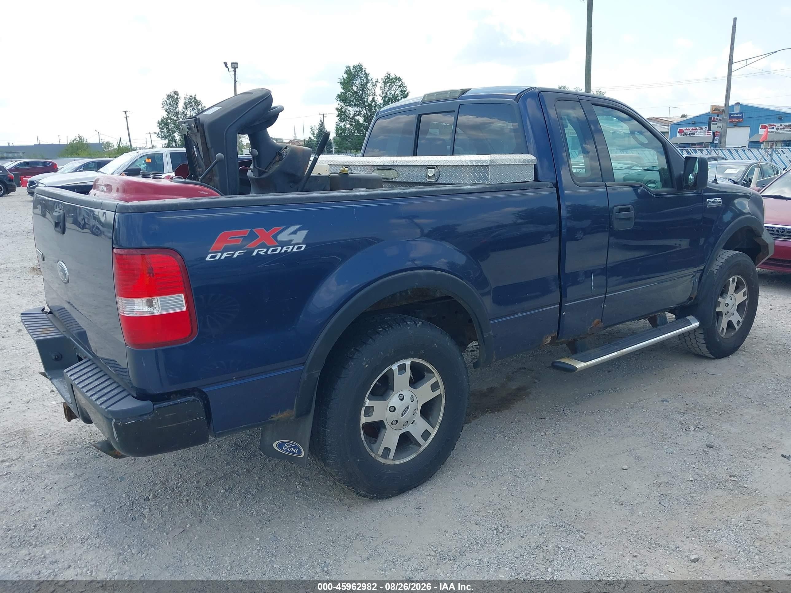 2004 Ford F-150 Fx4/xl/xlt Blue vin: 1FTRF14574NC02263