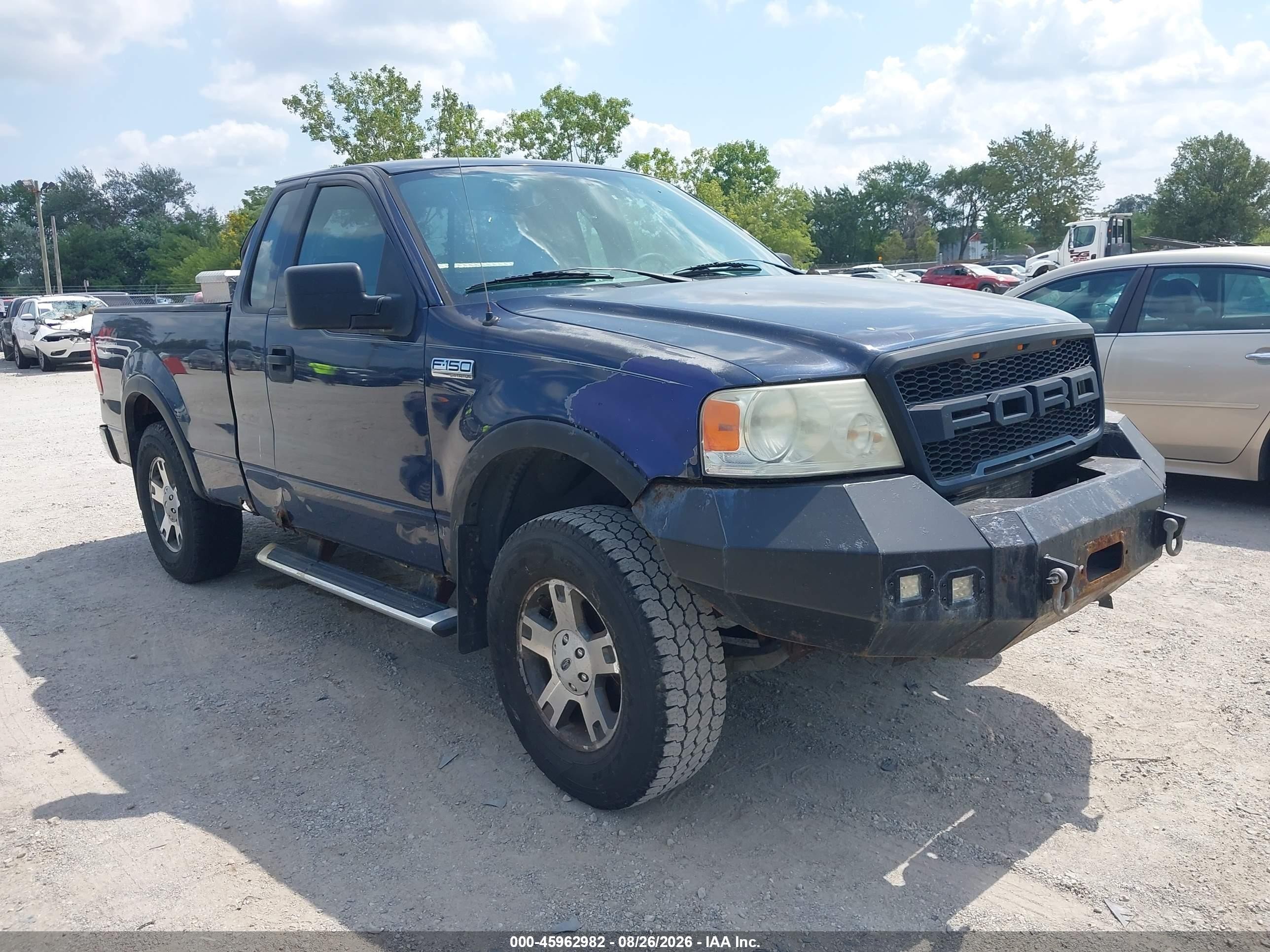 2004 Ford F-150 Fx4/xl/xlt Blue vin: 1FTRF14574NC02263