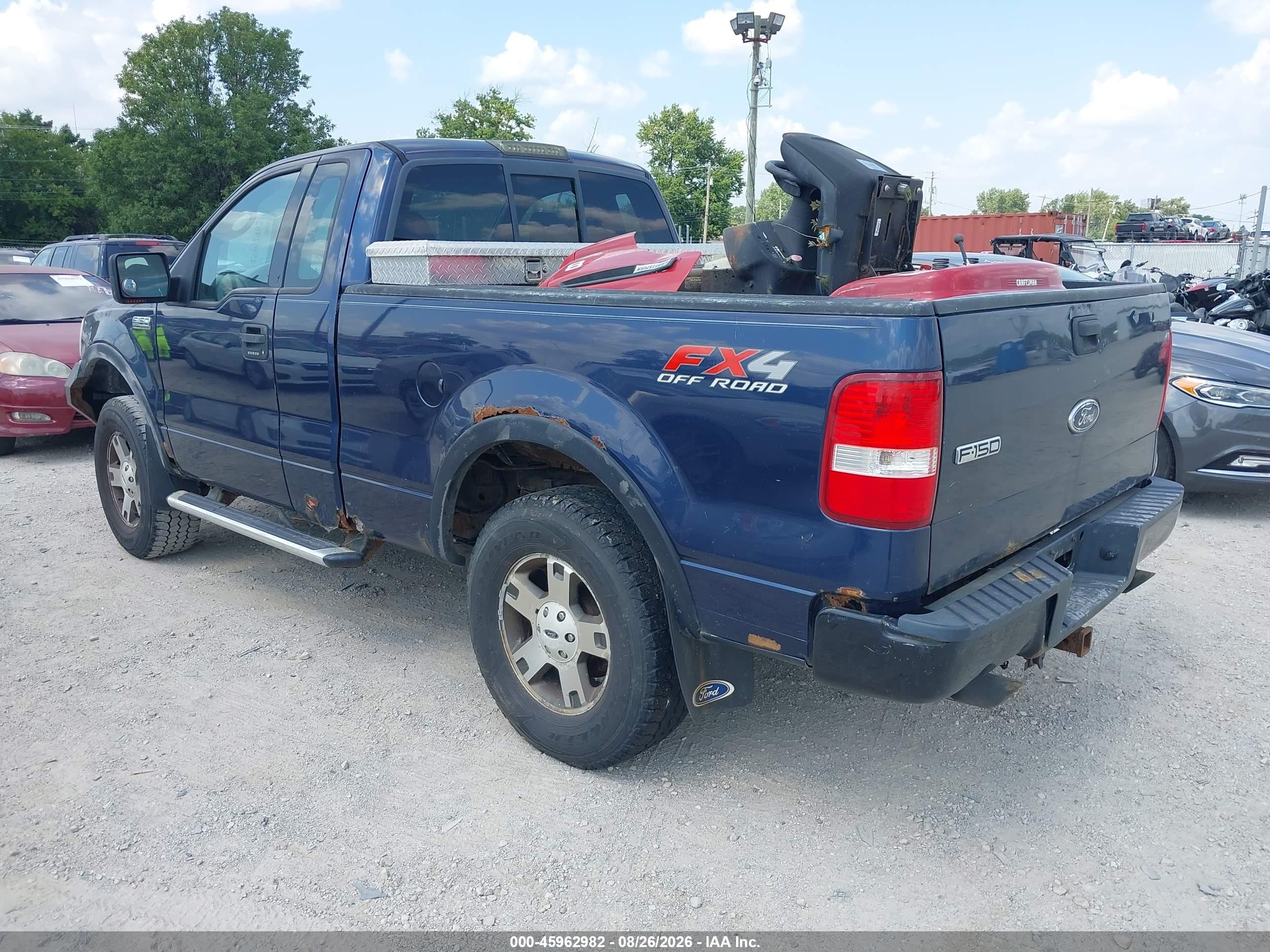 2004 Ford F-150 Fx4/xl/xlt Blue vin: 1FTRF14574NC02263