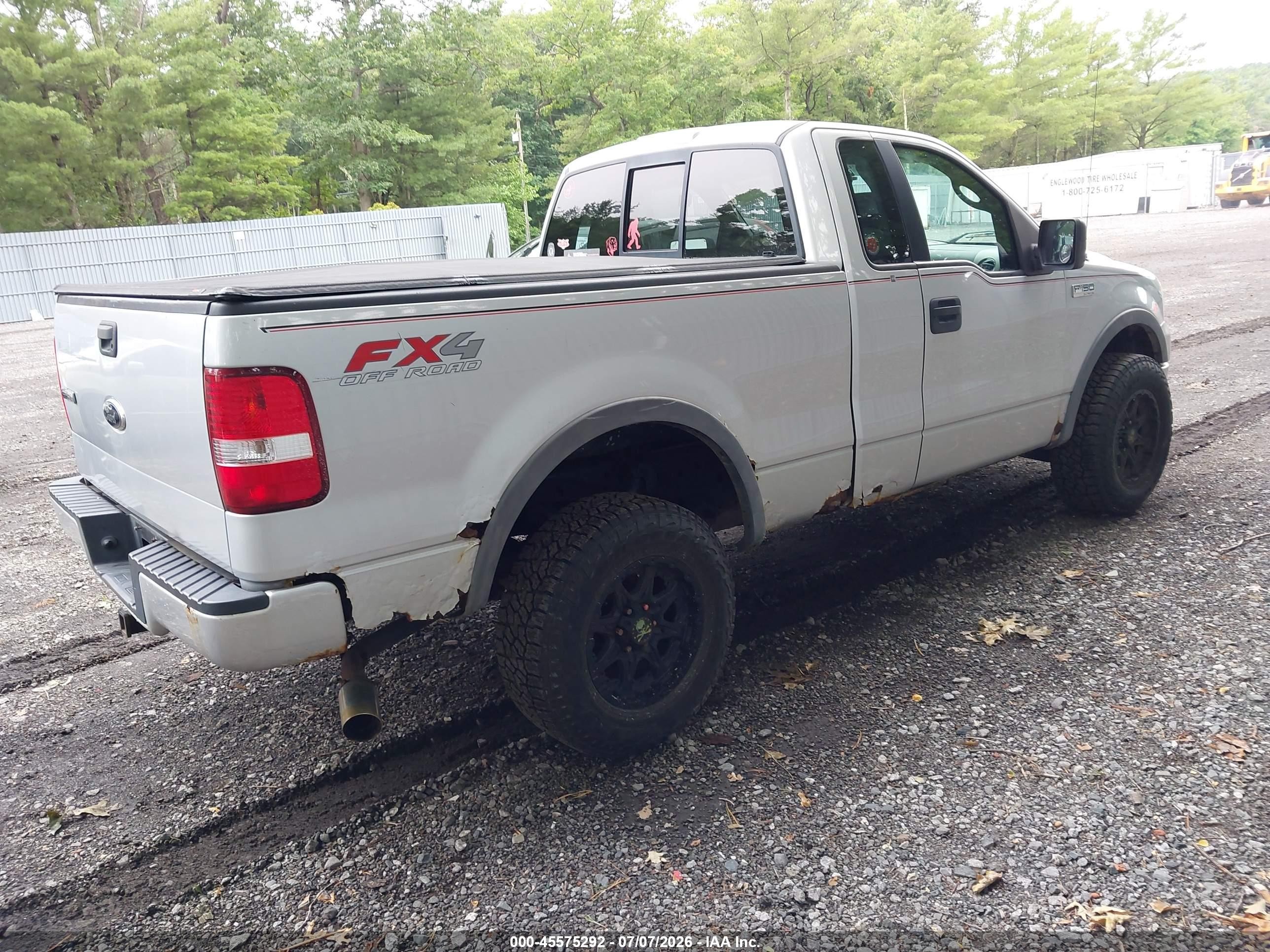 2005 Ford F-150 Fx4/xl/xlt Серебряный vin: 1FTRF14595NC11046