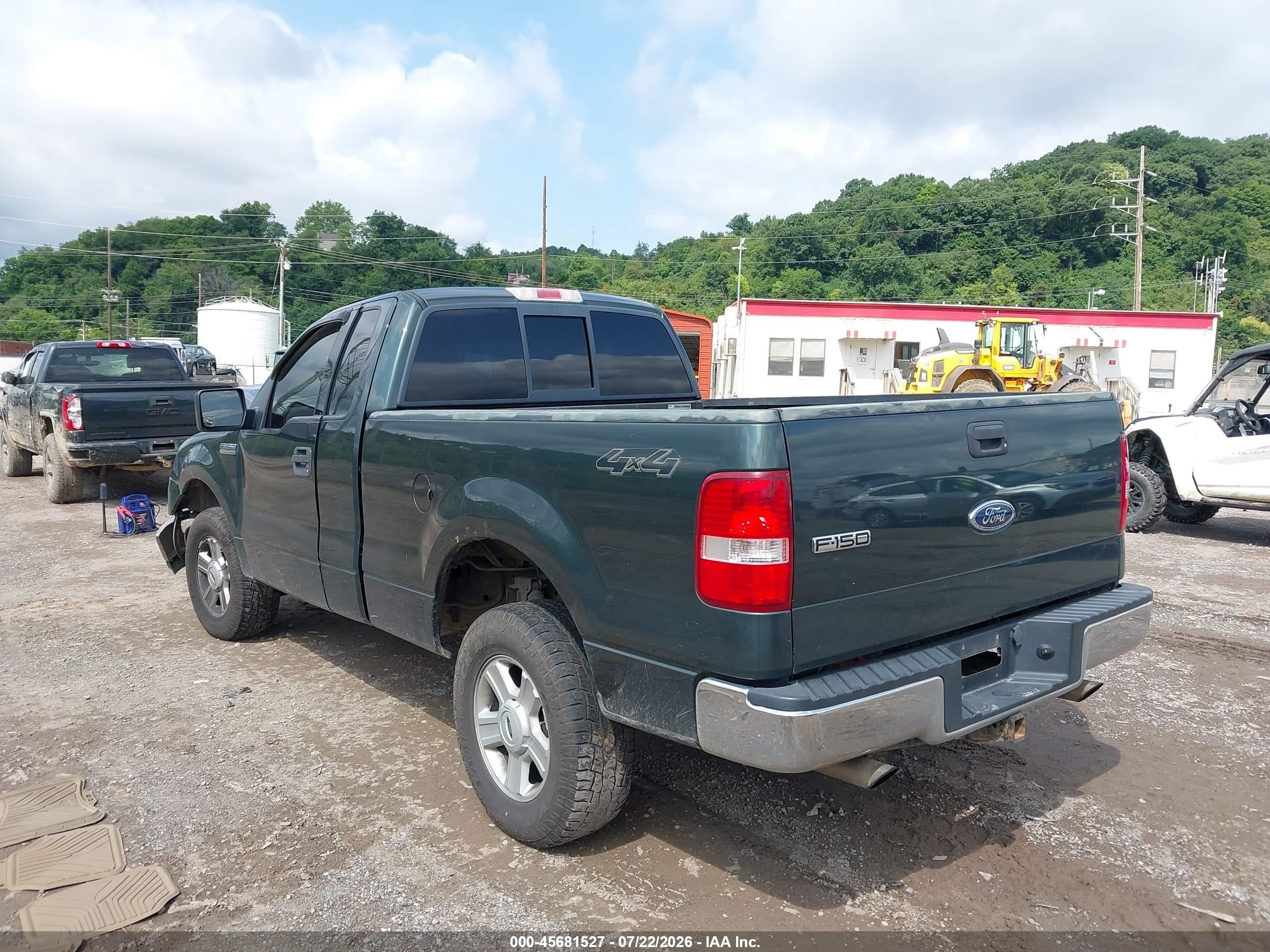 2004 Ford F-150 Fx4/xl/xlt Green vin: 1FTRF145X4NA93605
