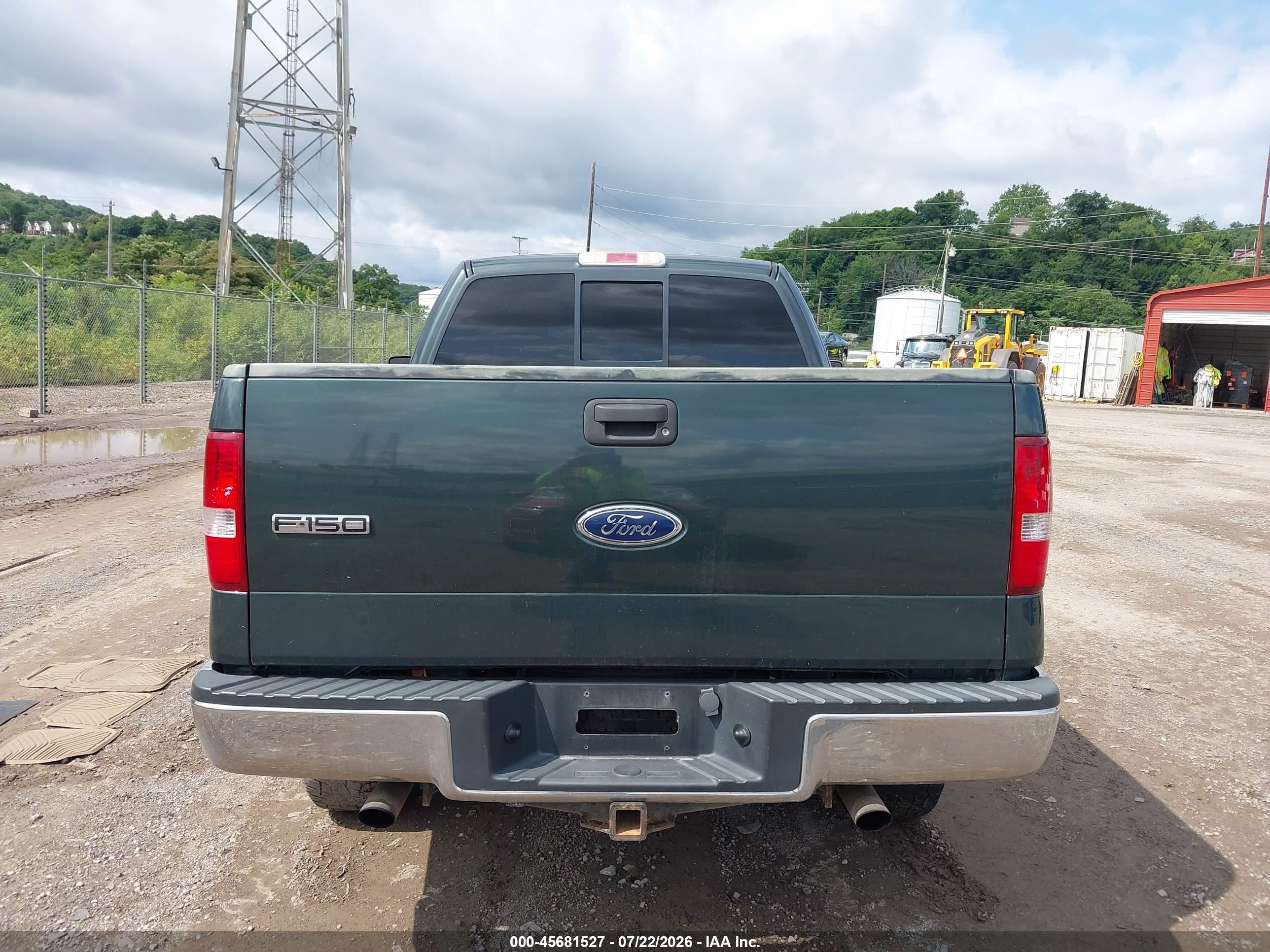 2004 Ford F-150 Fx4/xl/xlt Green vin: 1FTRF145X4NA93605