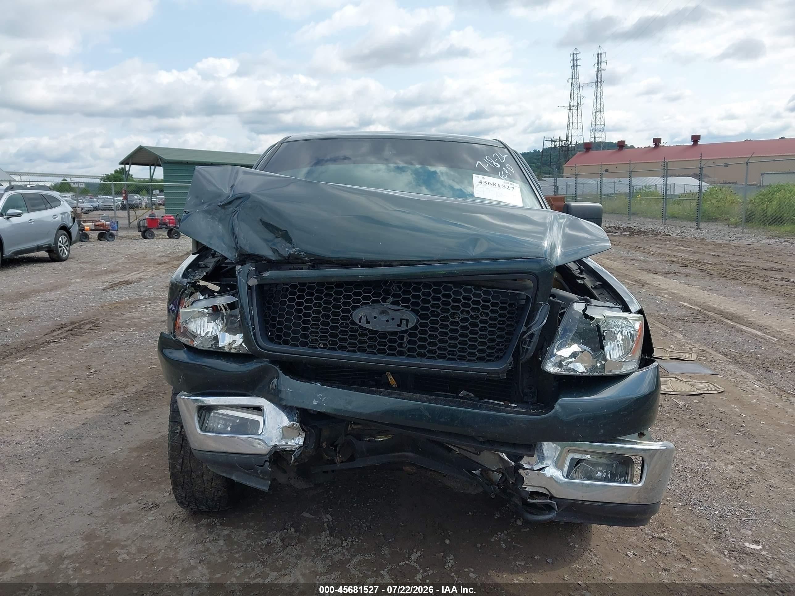 2004 Ford F-150 Fx4/xl/xlt Green vin: 1FTRF145X4NA93605