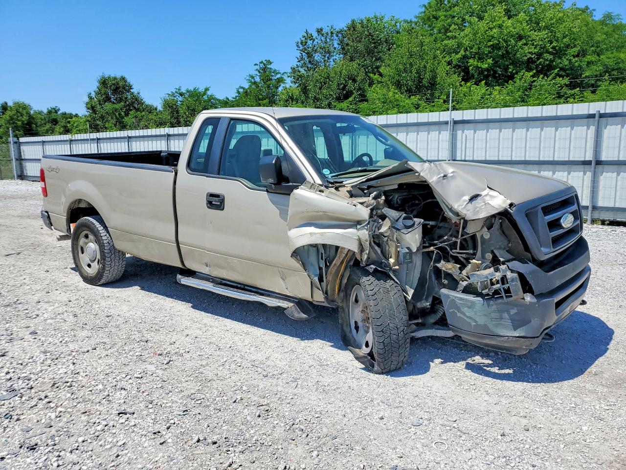 2008 Ford F150 Beige vin: 1FTRF14V18KC28218