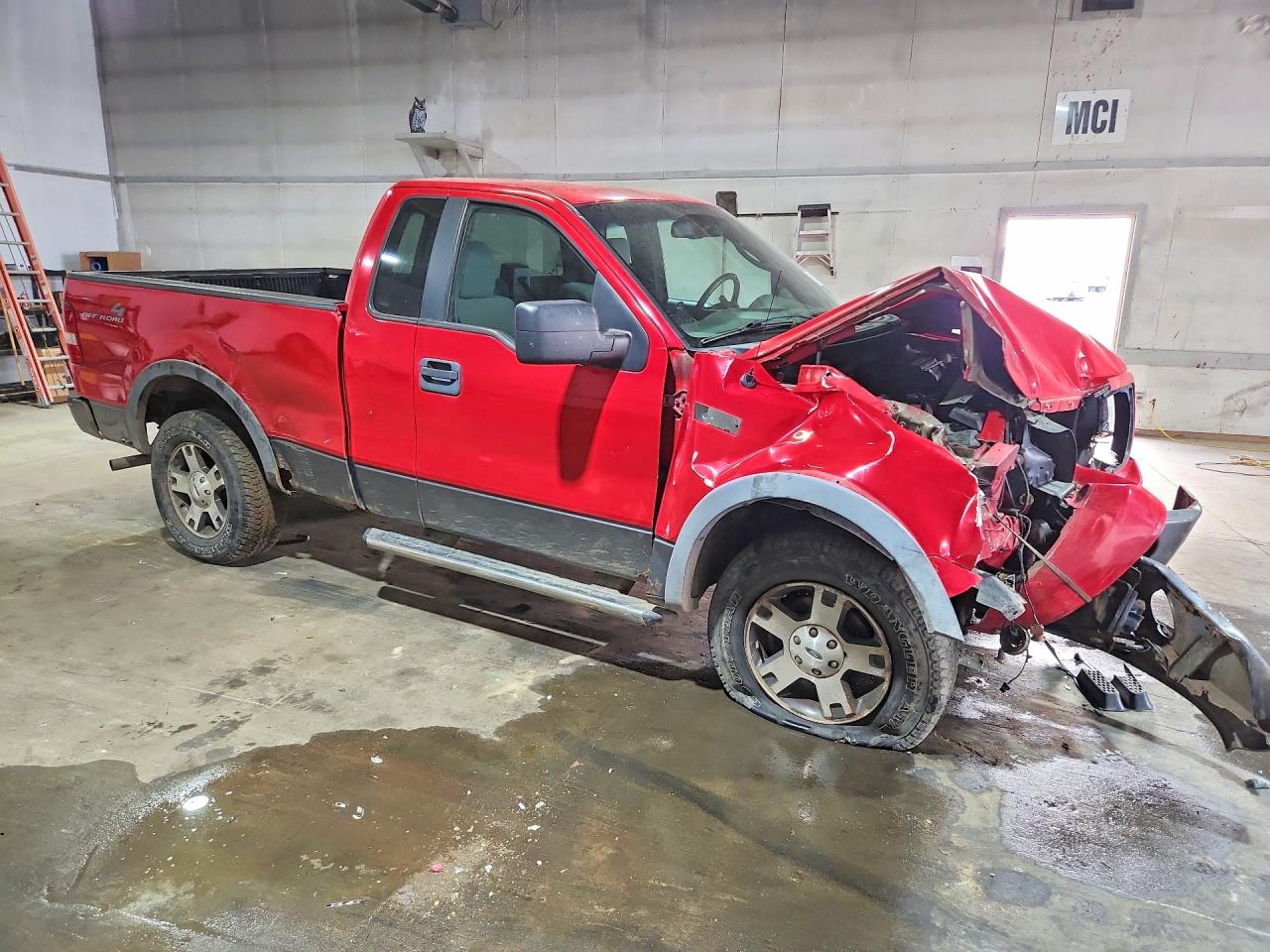 2007 Ford F150 Red vin: 1FTRF14V57NA62556