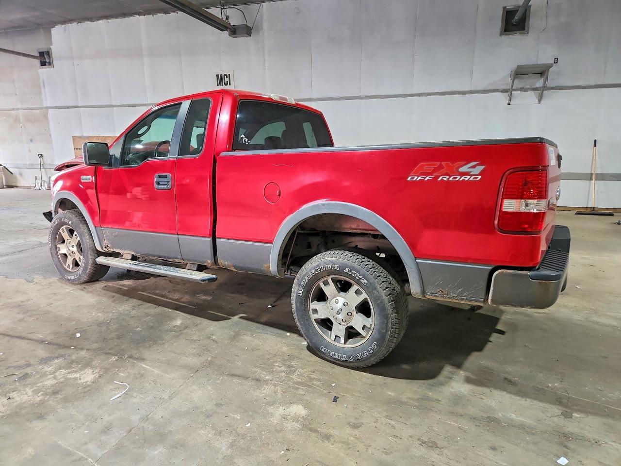 2007 Ford F150 Red vin: 1FTRF14V57NA62556