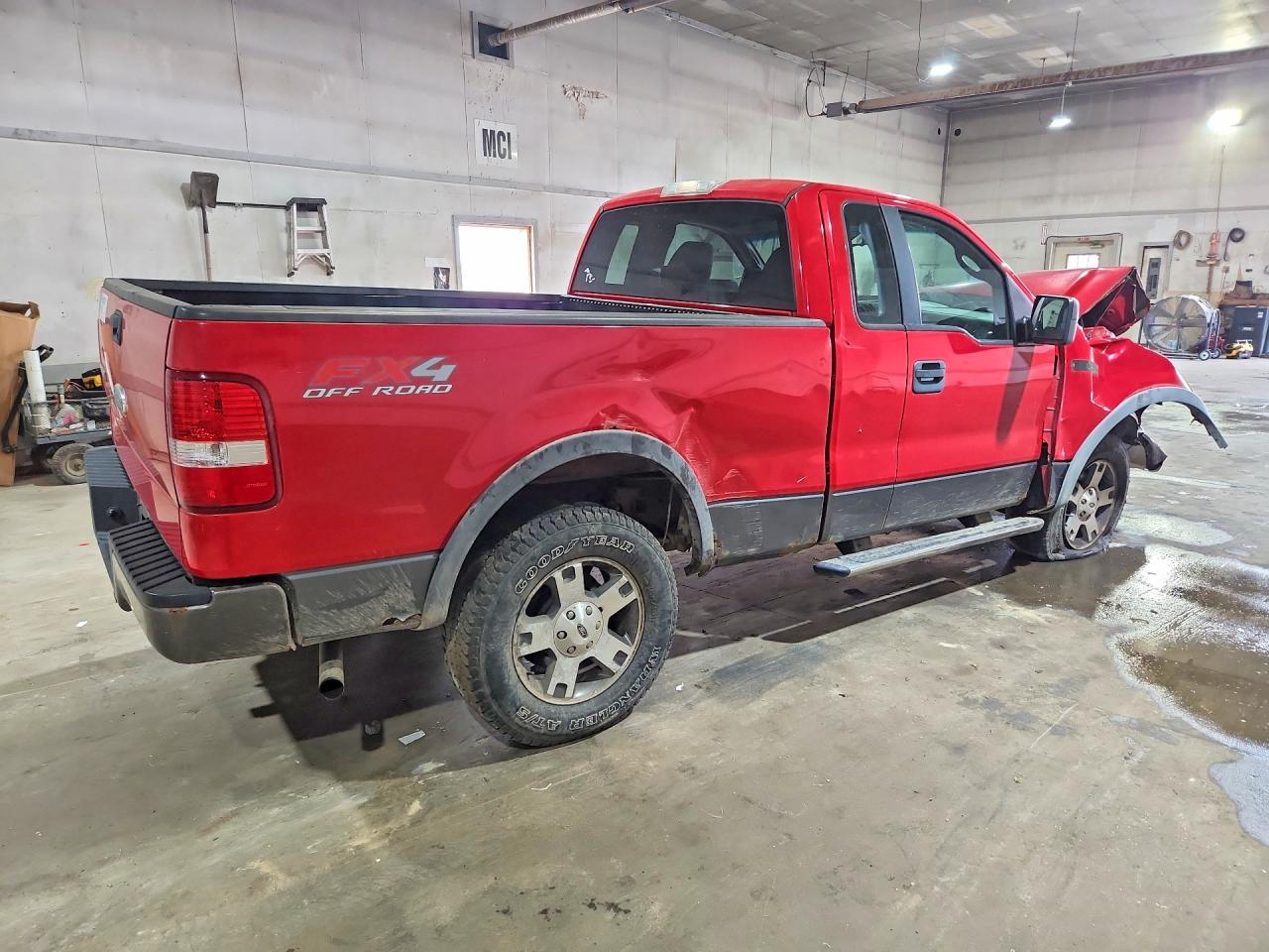 2007 Ford F150 Red vin: 1FTRF14V57NA62556