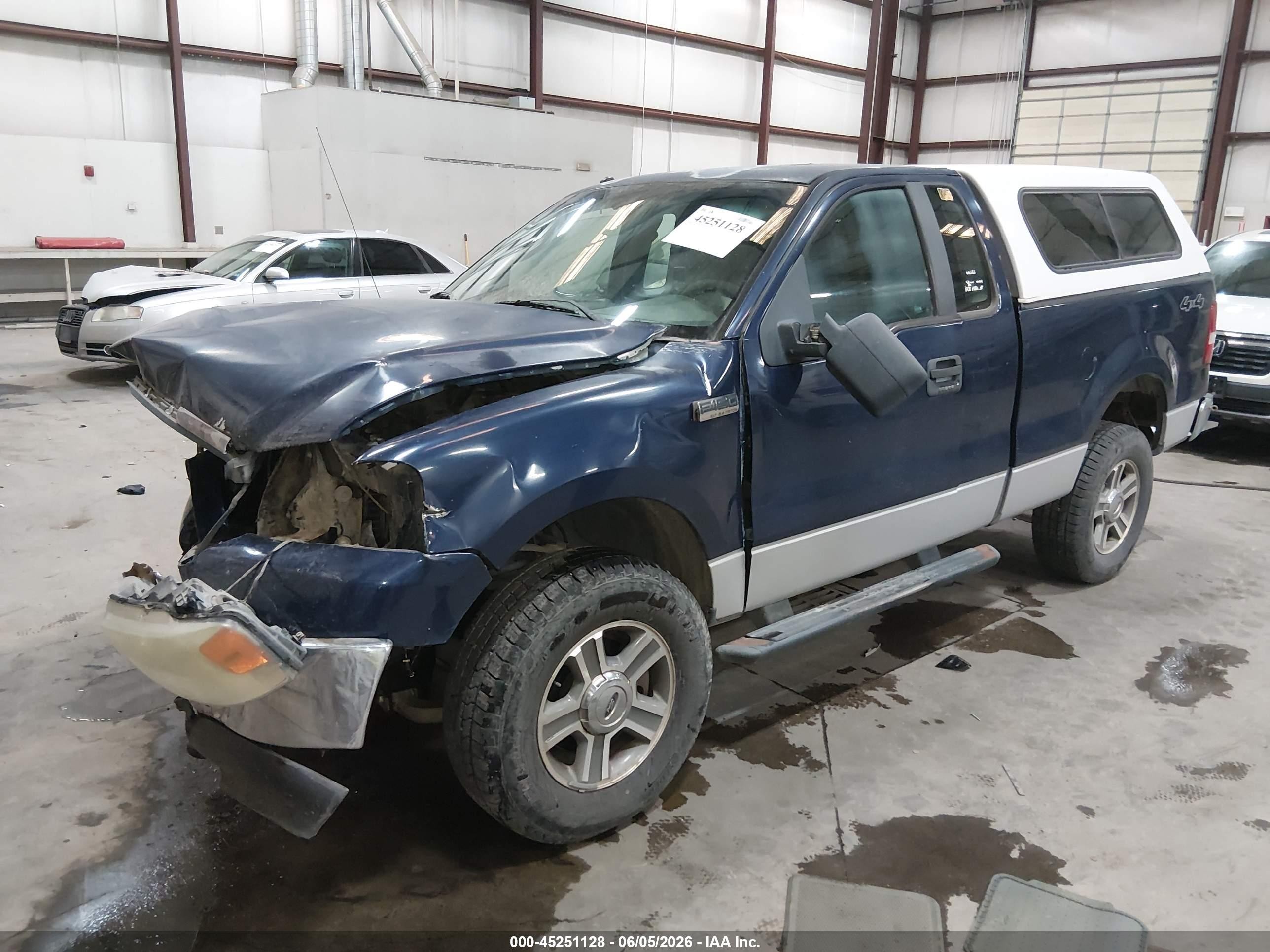 2008 Ford F-150 Fx4/xl/xlt Blue vin: 1FTRF14V68KD96193