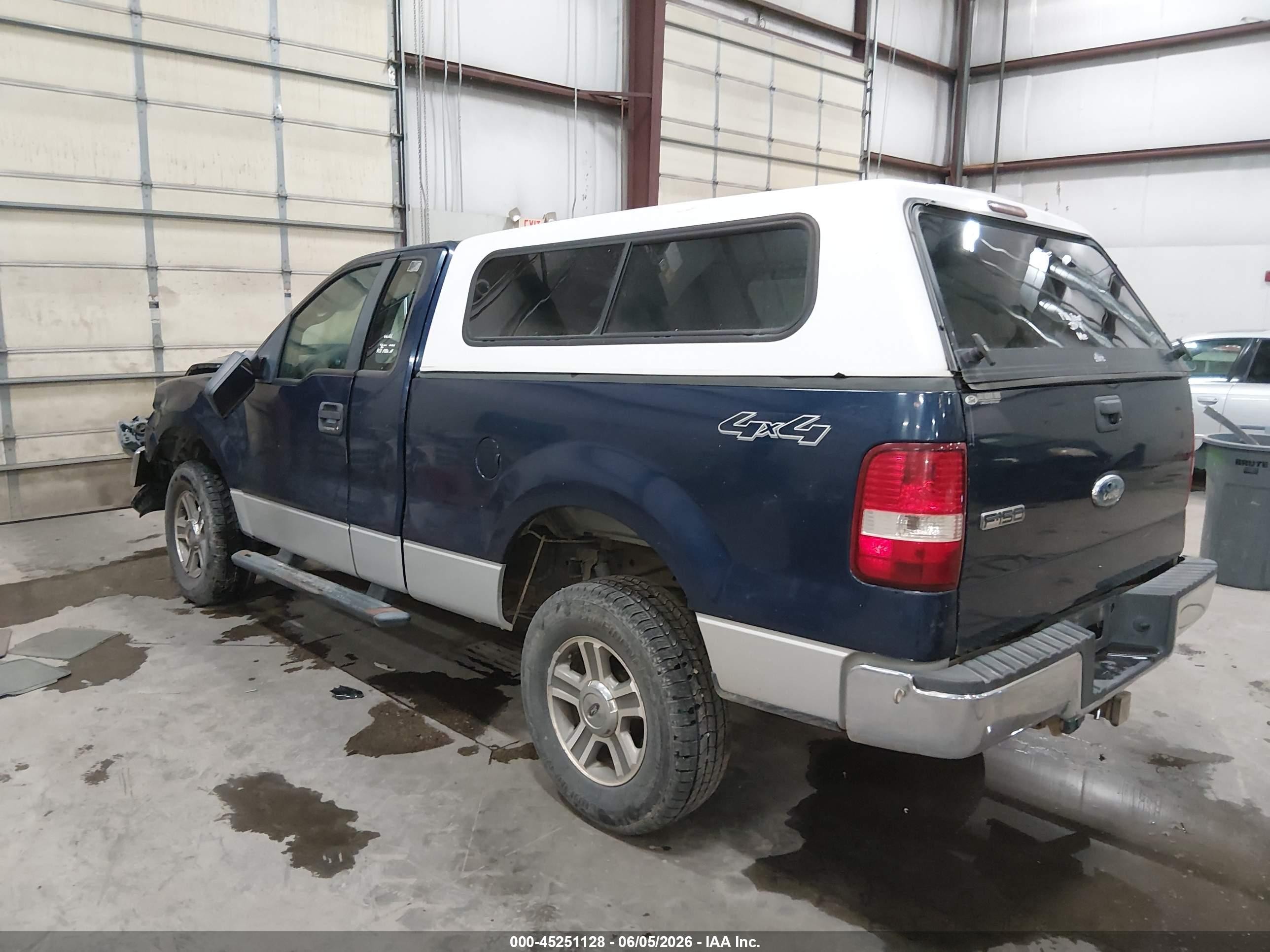 2008 Ford F-150 Fx4/xl/xlt Blue vin: 1FTRF14V68KD96193