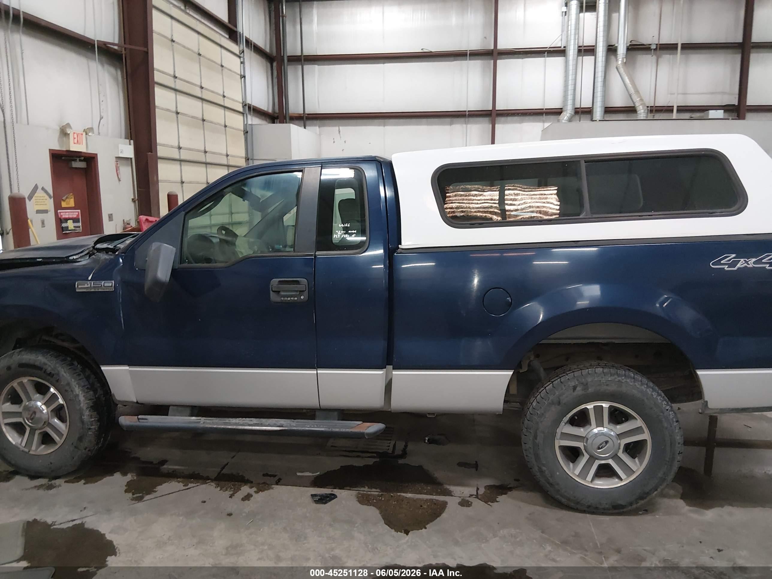 2008 Ford F-150 Fx4/xl/xlt Blue vin: 1FTRF14V68KD96193
