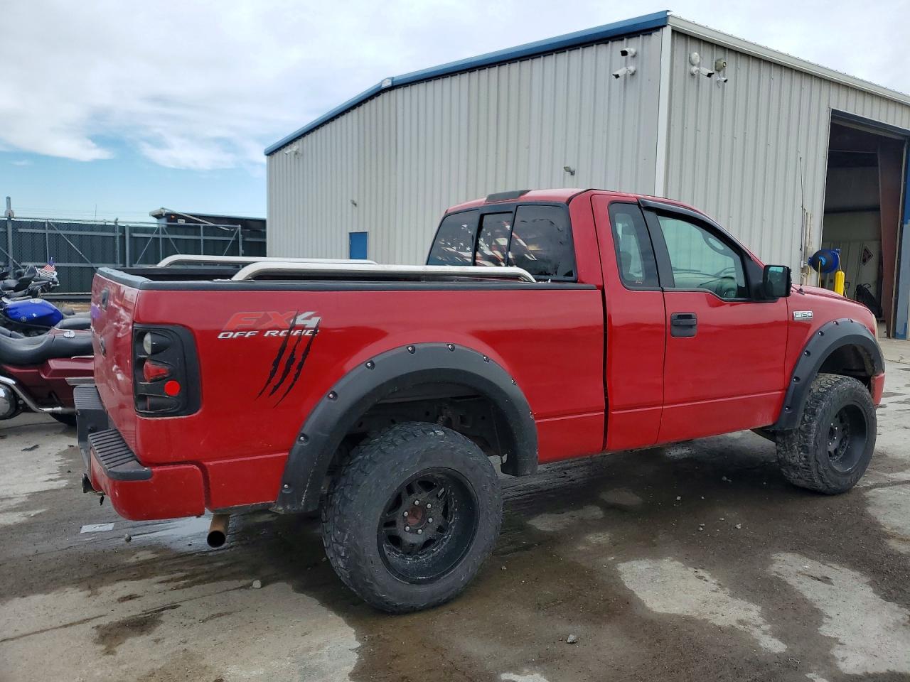 2008 Ford F150 Красный vin: 1FTRF14V78KE24695