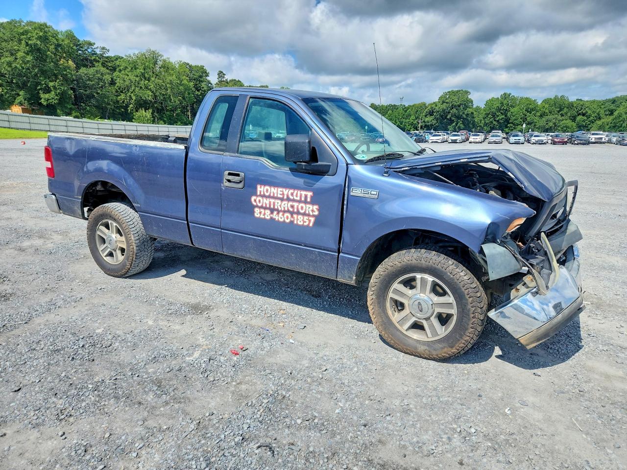 2005 Ford F150 Blue vin: 1FTRF14W05NA21709