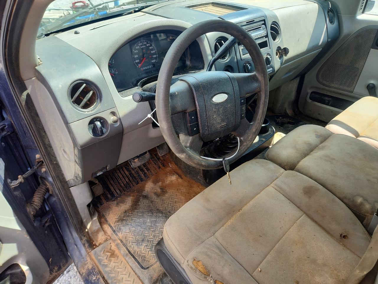 2005 Ford F150 Blue vin: 1FTRF14W05NA21709