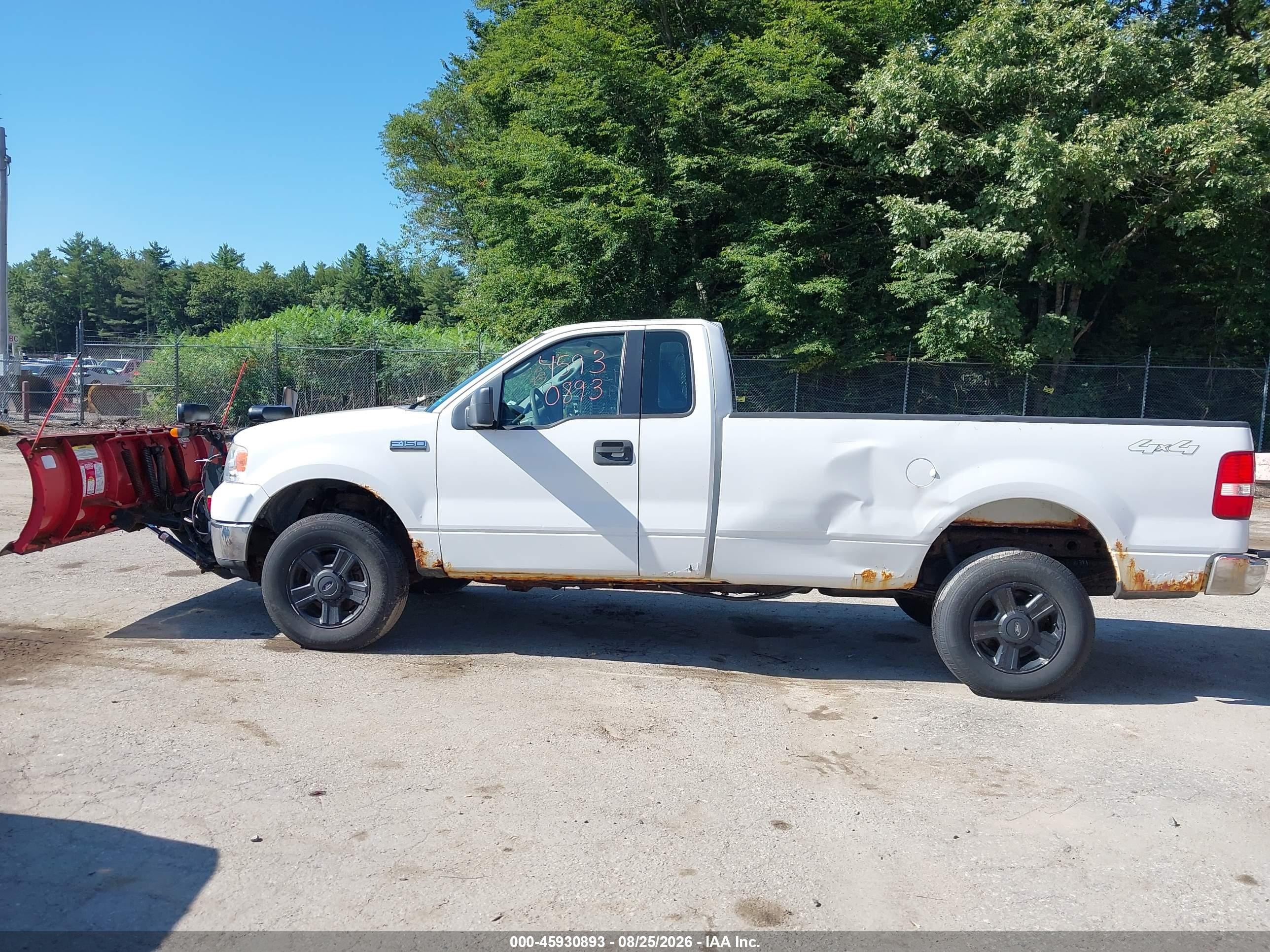 2005 Ford F-150 Stx/xl/xlt Белый vin: 1FTRF14W05NA87354