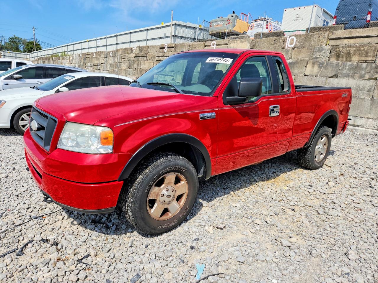 2006 Ford F150 Красный vin: 1FTRF14W06NA85878