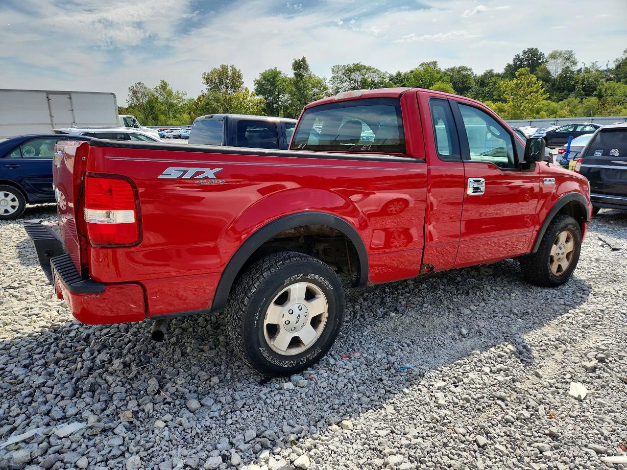 2006 Ford F150 Красный vin: 1FTRF14W06NA85878